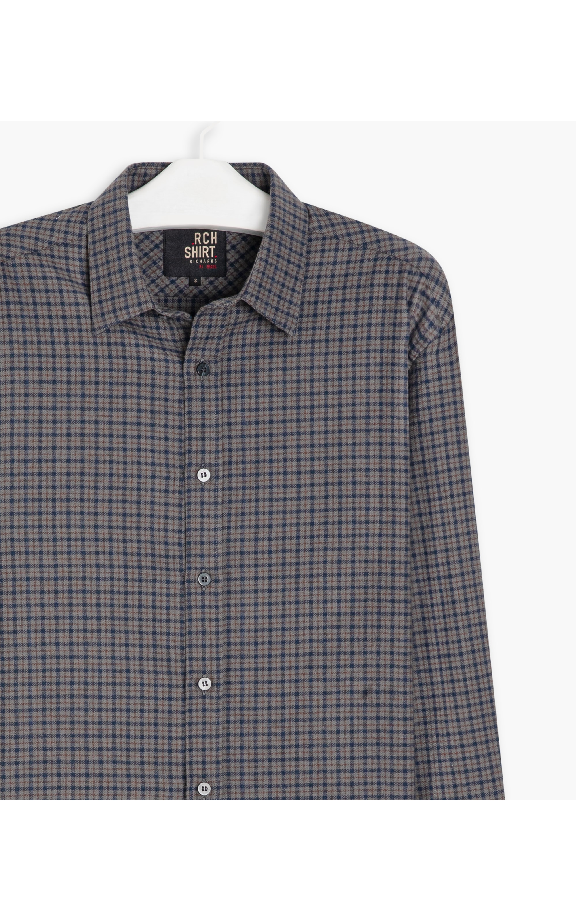 Camisa Flanelada Xadrez Grafite
