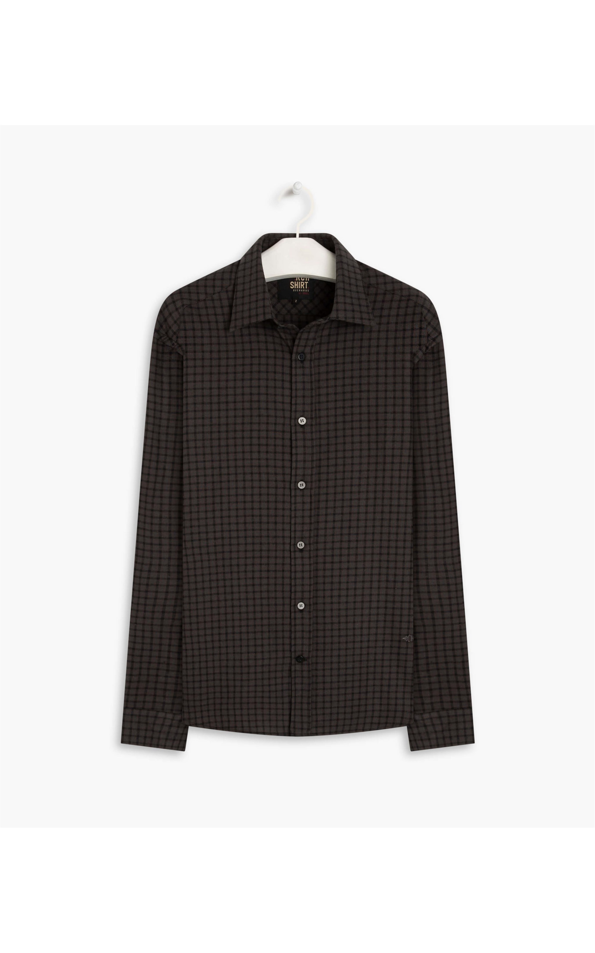 Camisa Flanelada Xadrez Tabaco