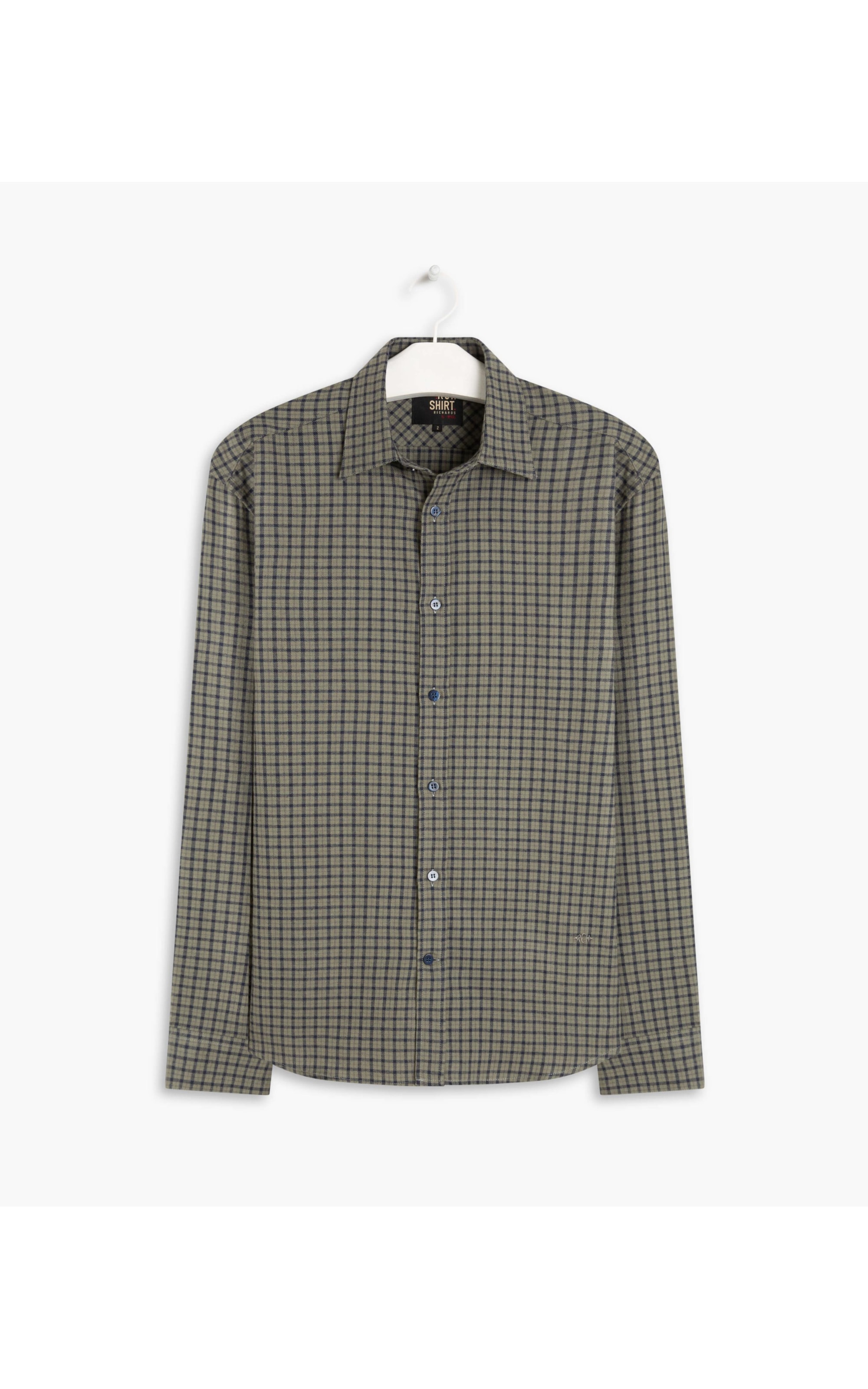 Camisa Flanelada Xadrez Verde Escuro