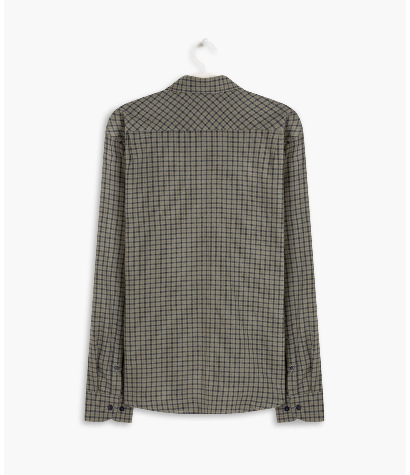 Camisa Flanelada Xadrez Verde Escuro