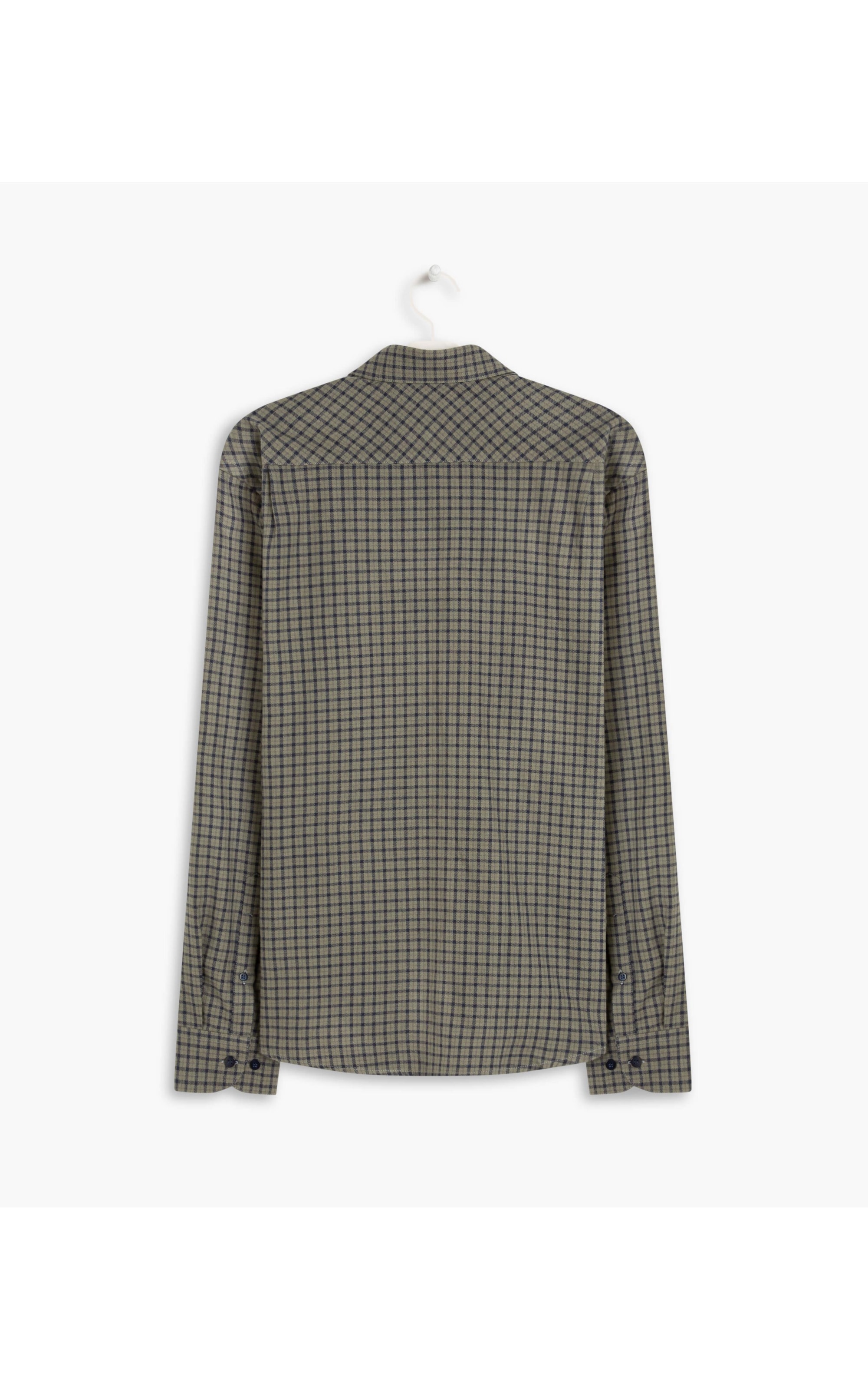 Camisa Flanelada Xadrez Verde Escuro