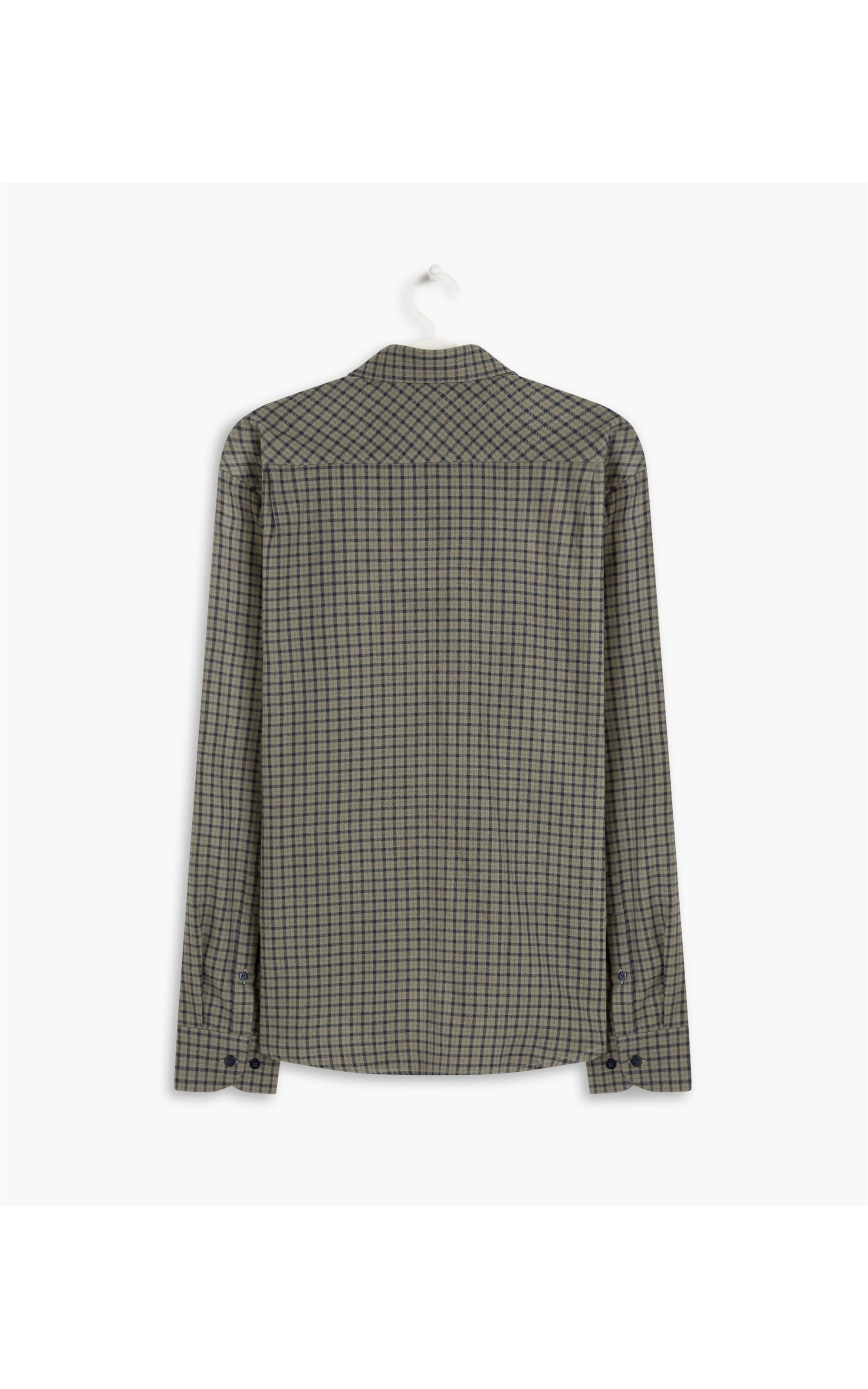 Camisa Flanelada Xadrez Verde Escuro