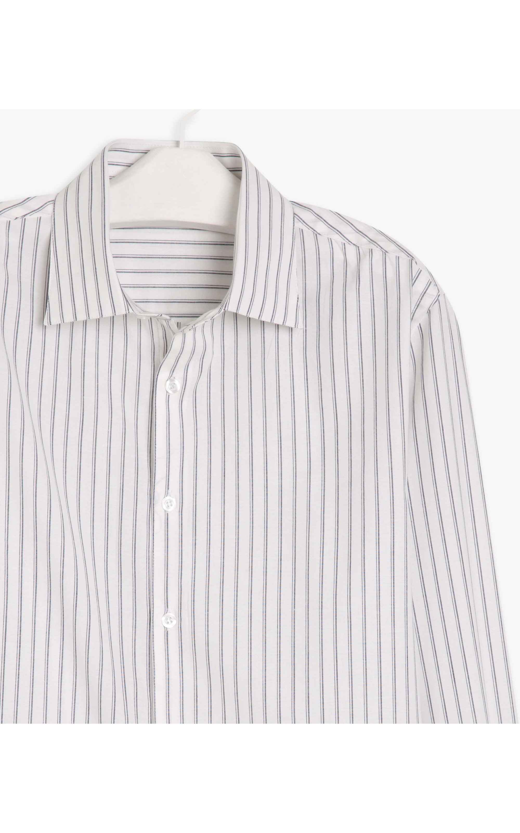 Camisa Flavio Traveller Listrada Ml Azul Bic