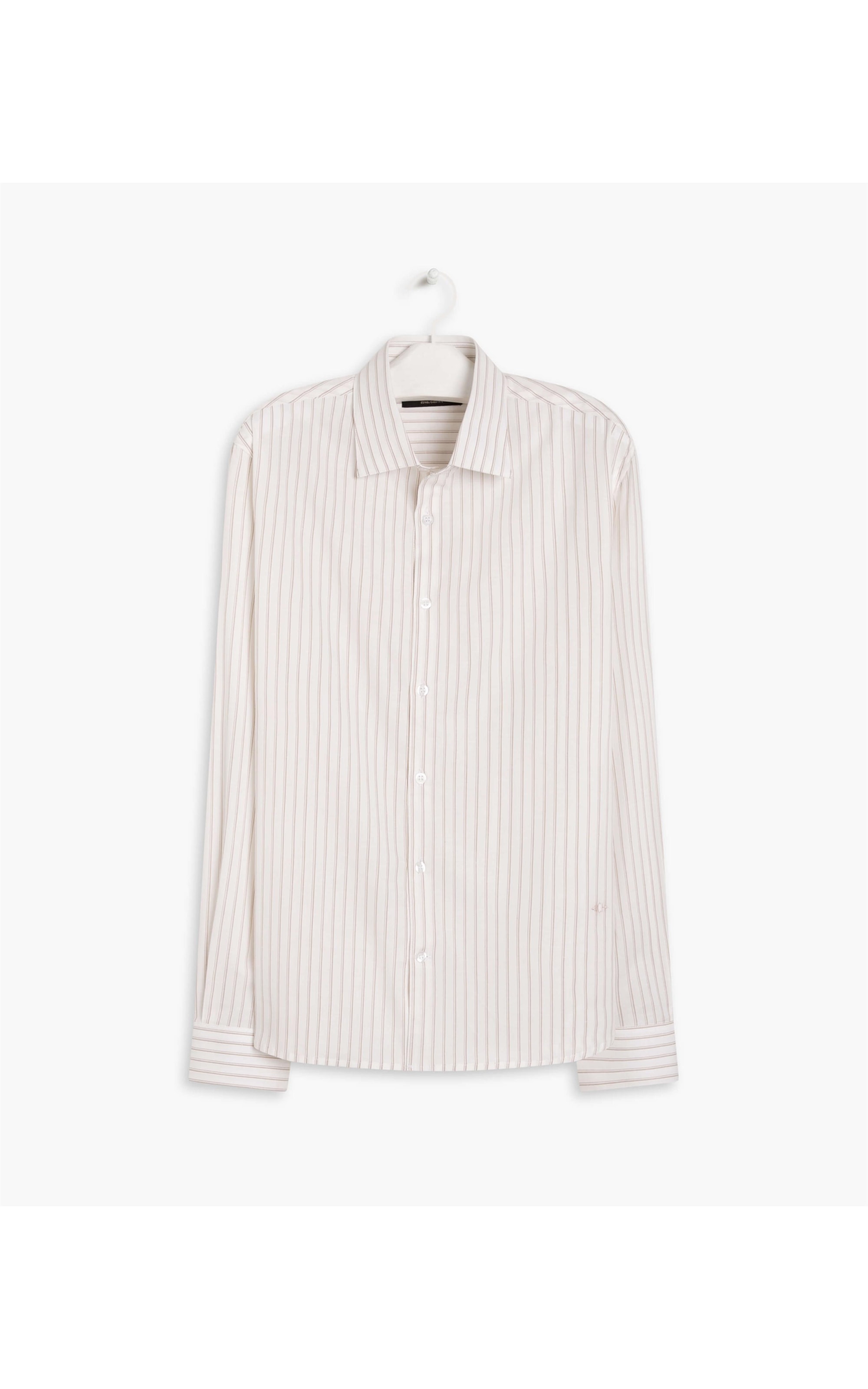 Camisa Flavio Traveller Listrada Ml Caqui