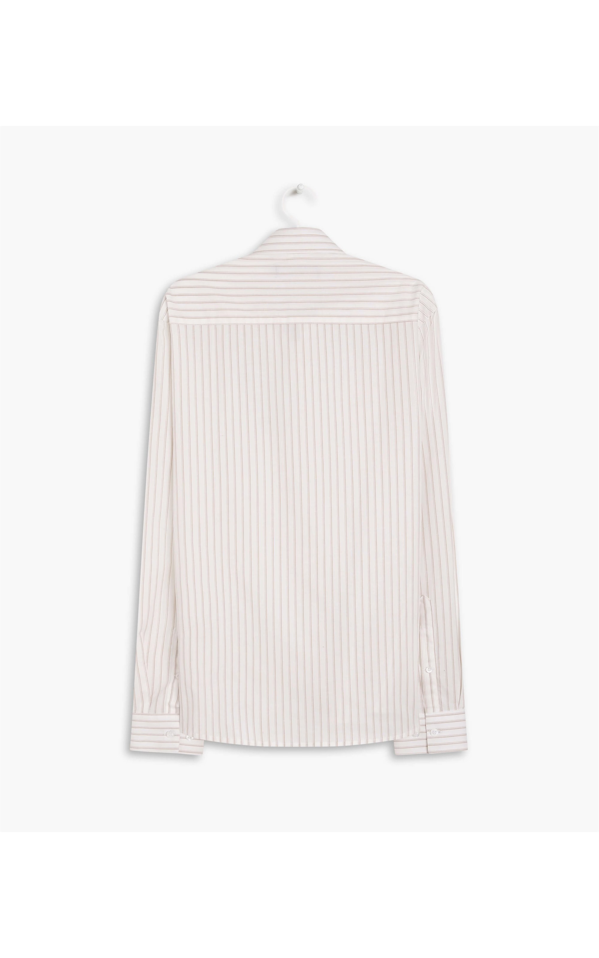 Camisa Flavio Traveller Listrada Ml Caqui