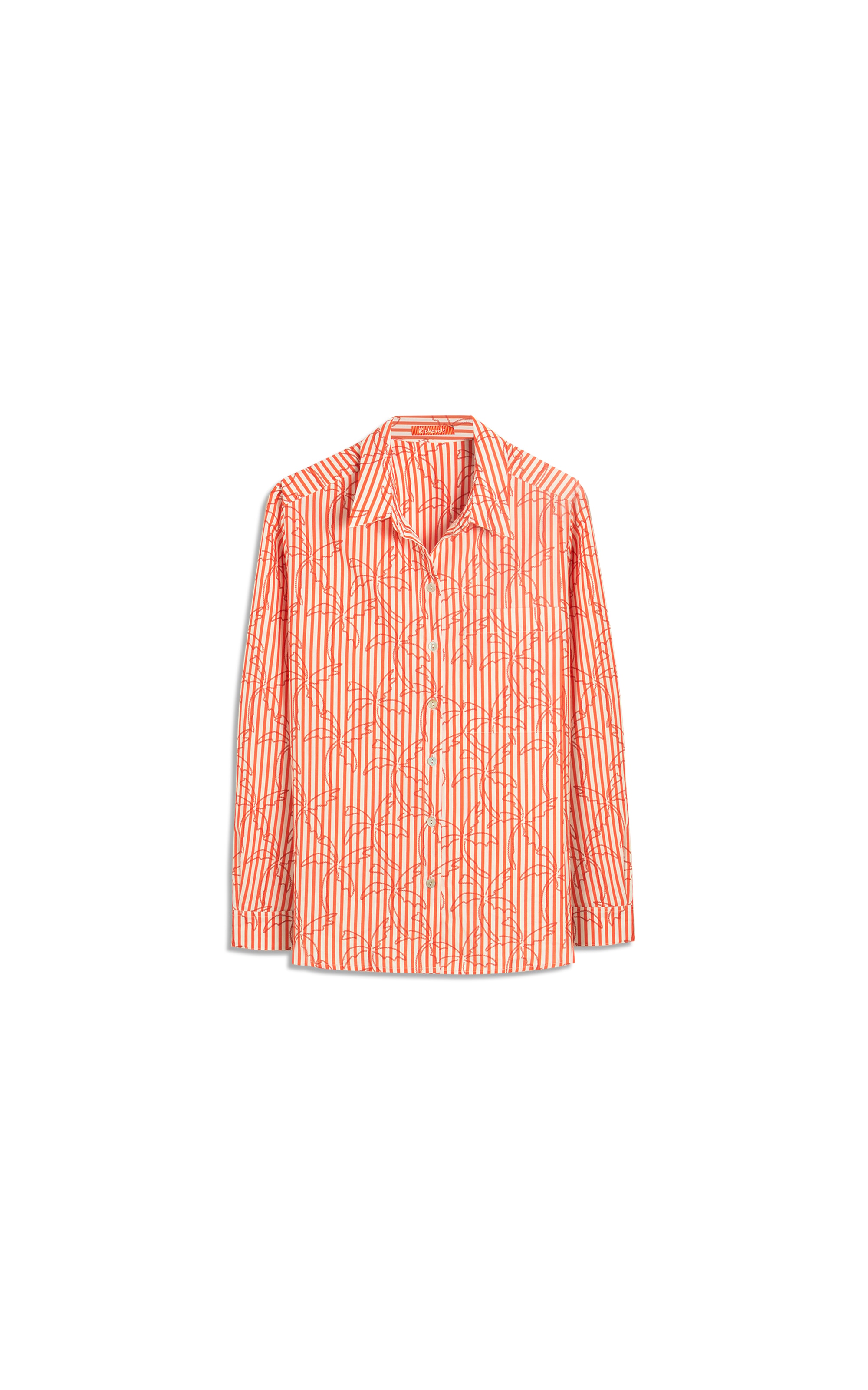 Camisa Flora Listrado Palmers Vermelho
