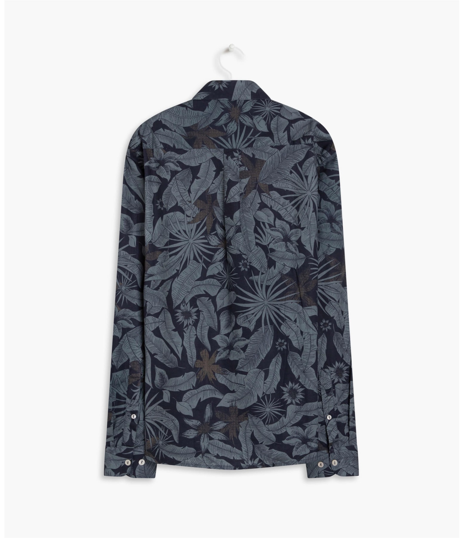 Camisa Floral Bold Estampada Ml Dark Navy