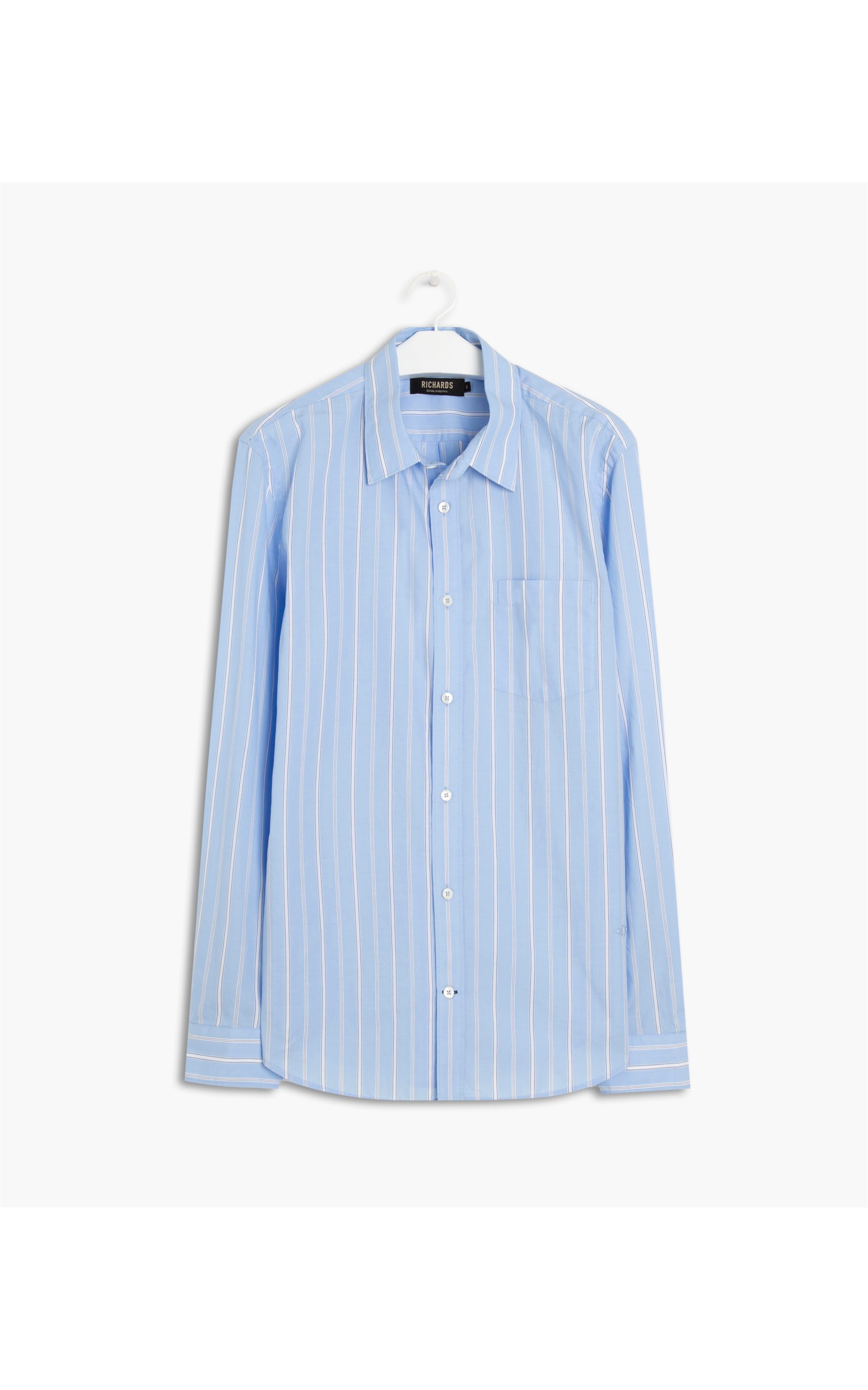 Camisa Frankfurt Listrada Ml Azul Bic