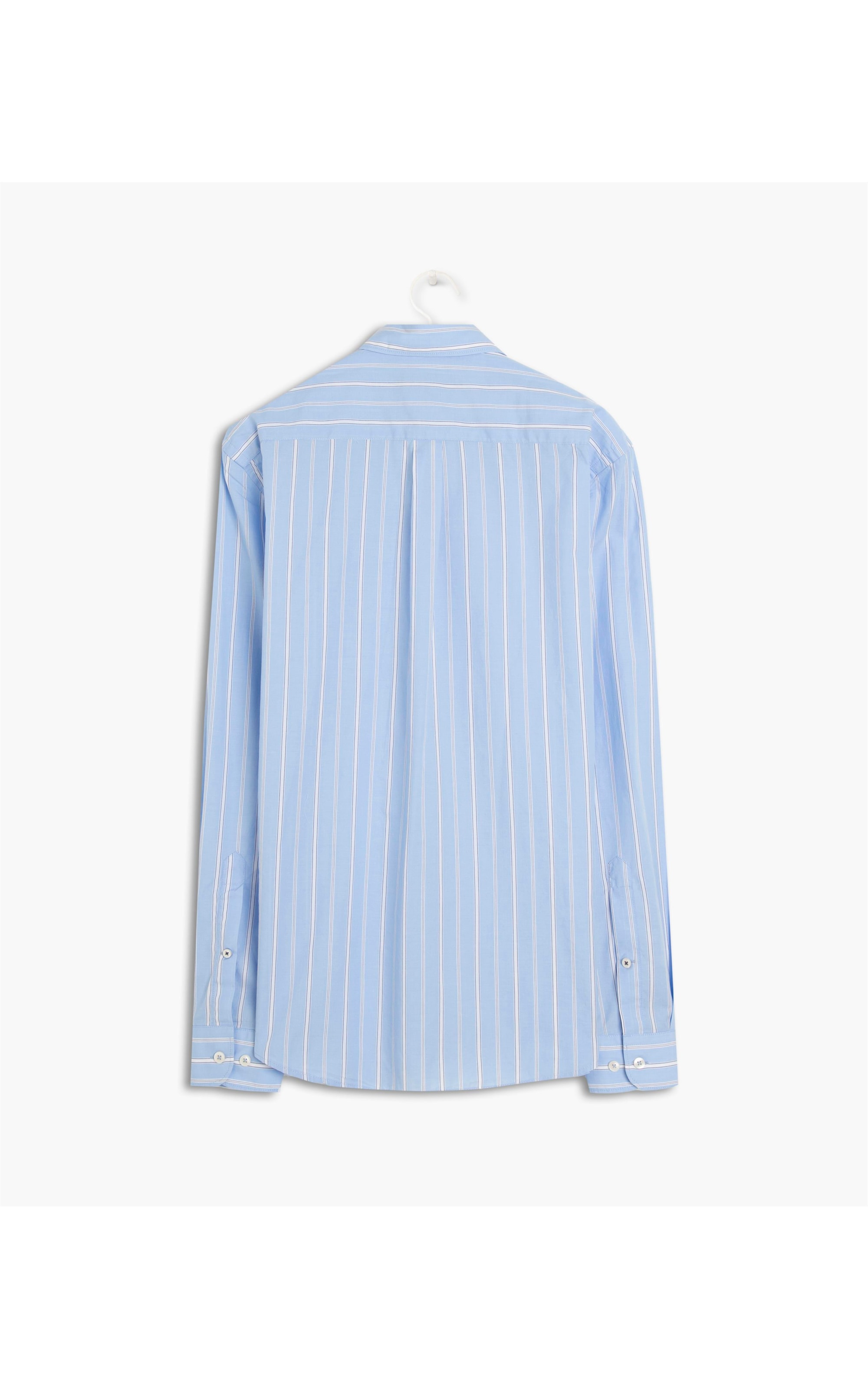 Camisa Frankfurt Listrada Ml Azul Bic