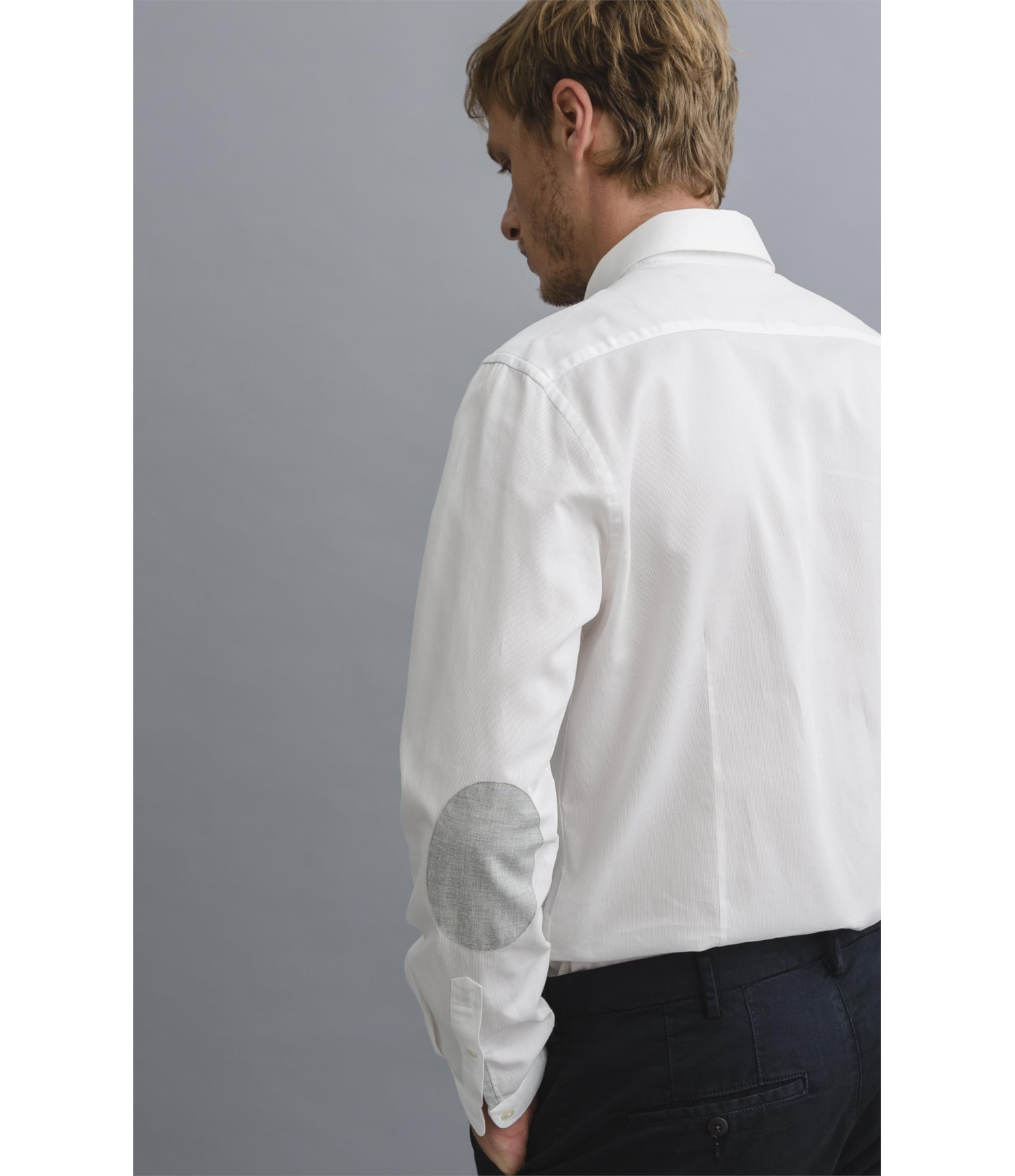 Camisa Fustao Lisa Ml Branco