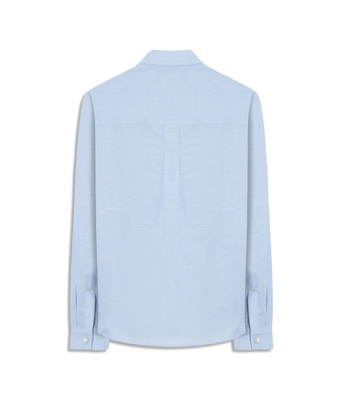 Camisa Gaya Linho Blend Azul Claro