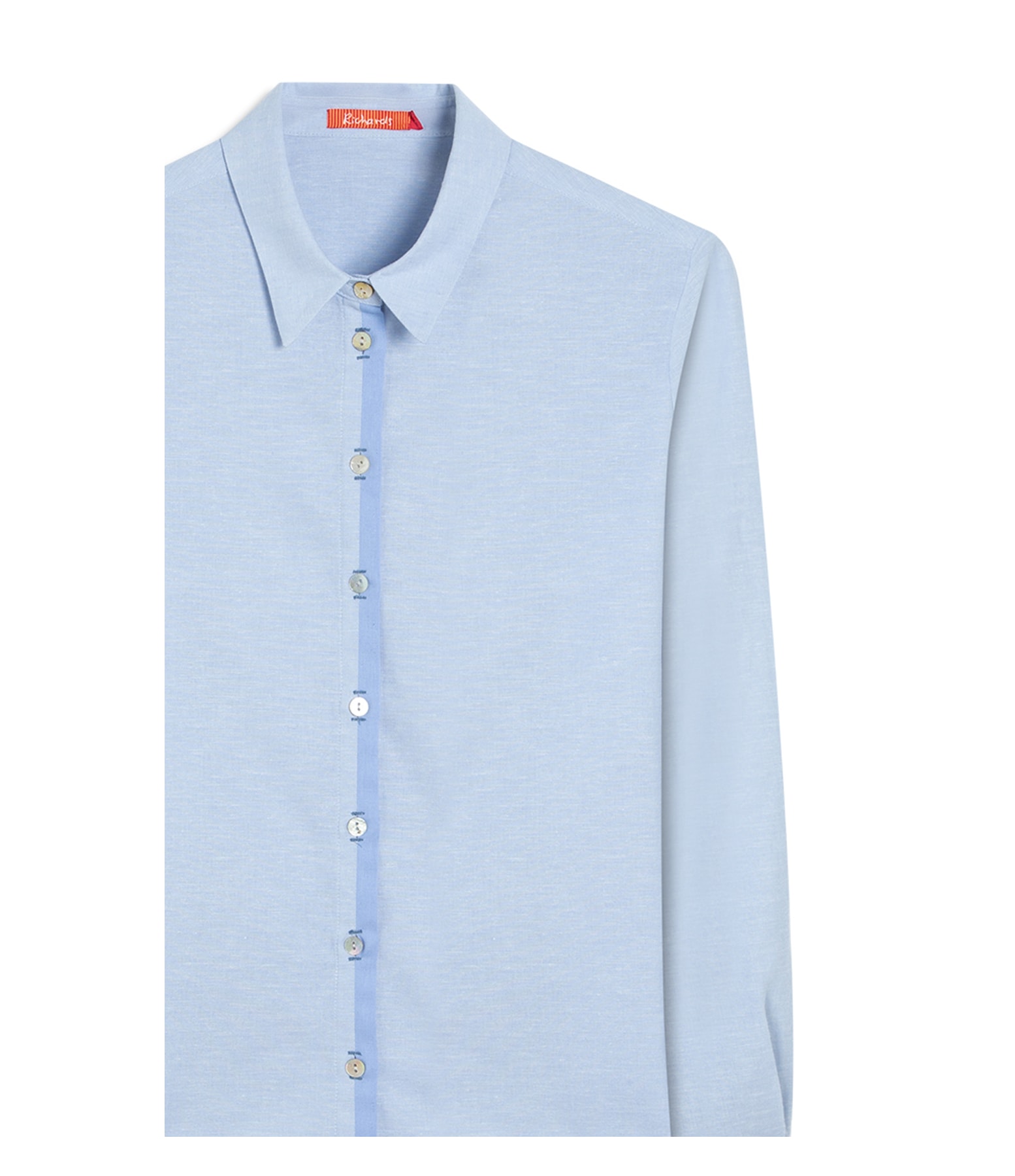 Camisa Gaya Linho Blend Azul Claro