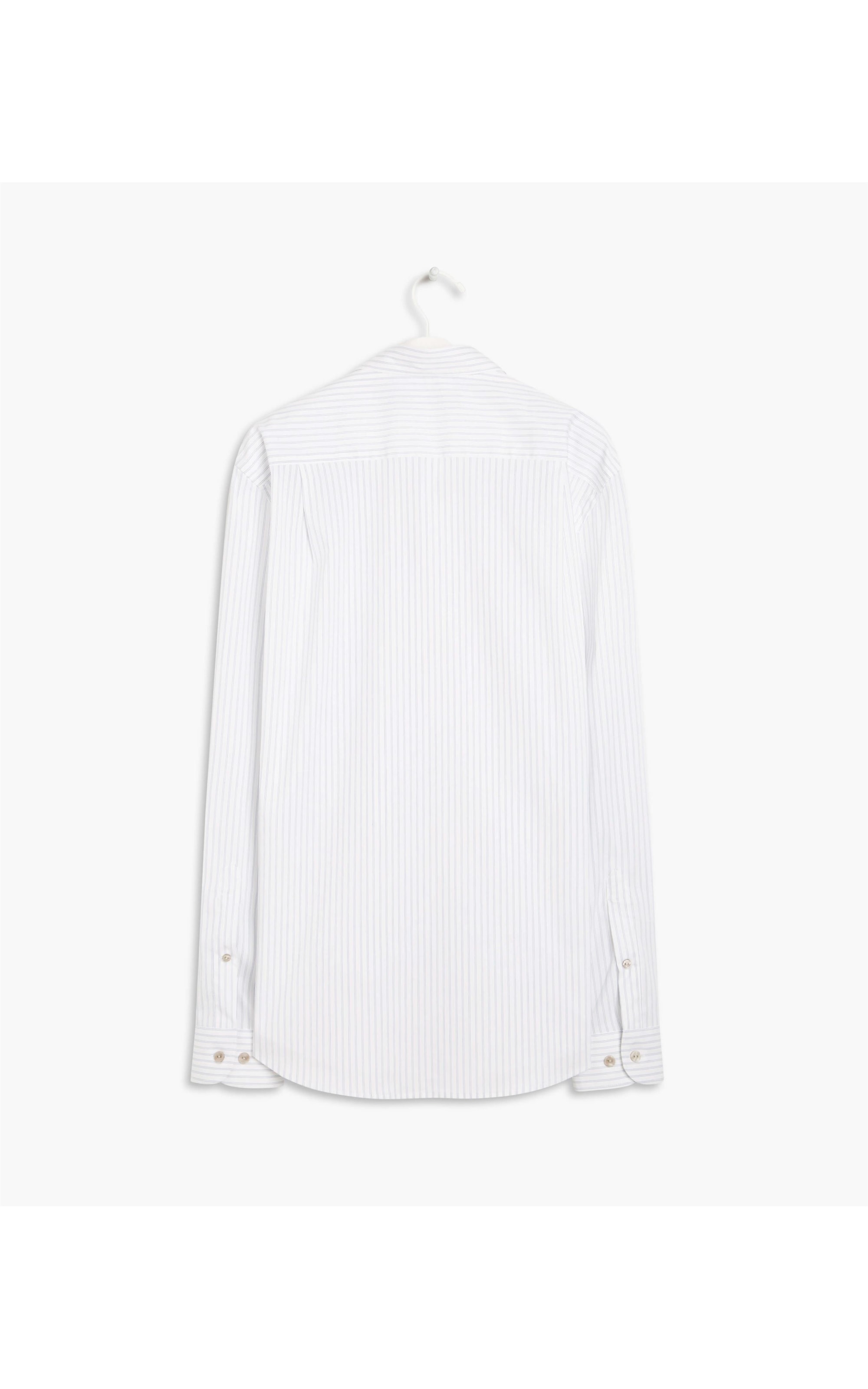 Camisa George Listrada Ml Azul Bic