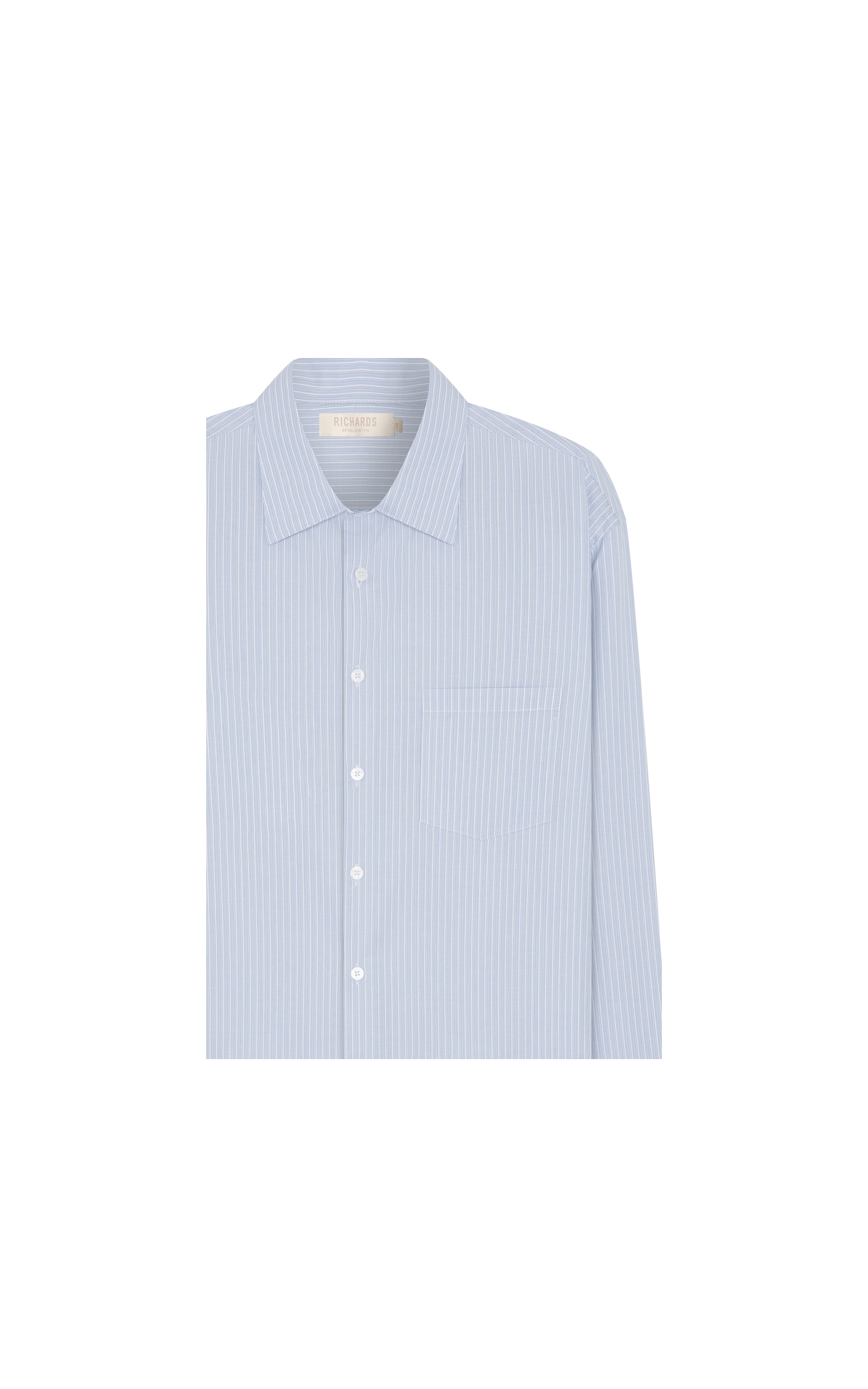 Camisa Glace Ml Azul Claro
