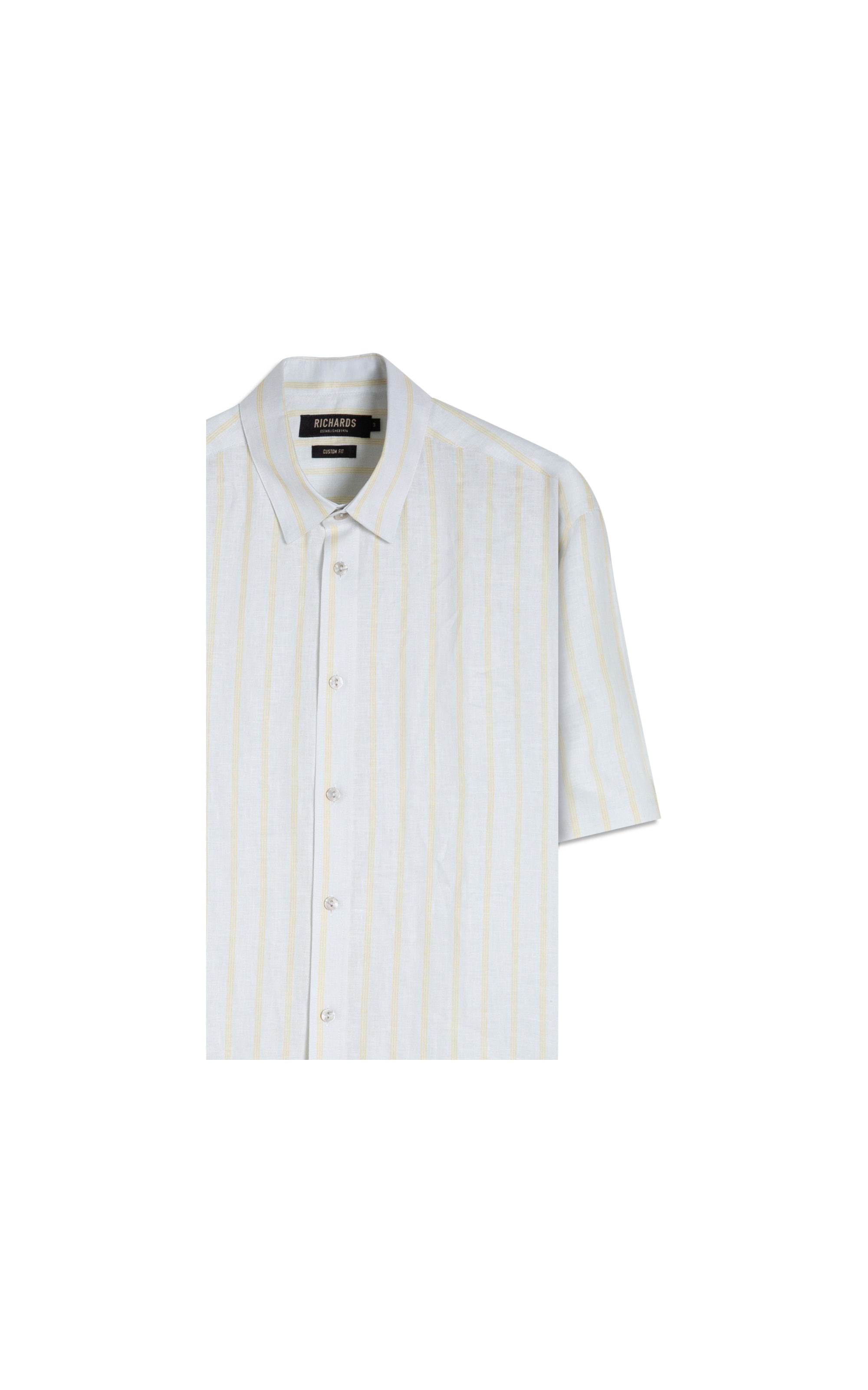 Camisa Grimaud Linho Blend Amarelo Claro