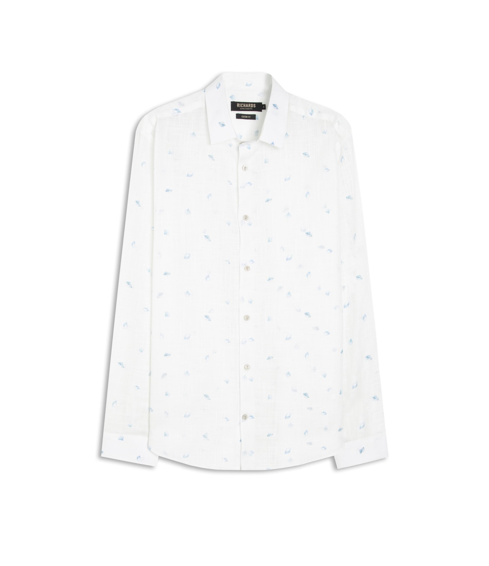 Camisa Harboxer Print Azul Bic