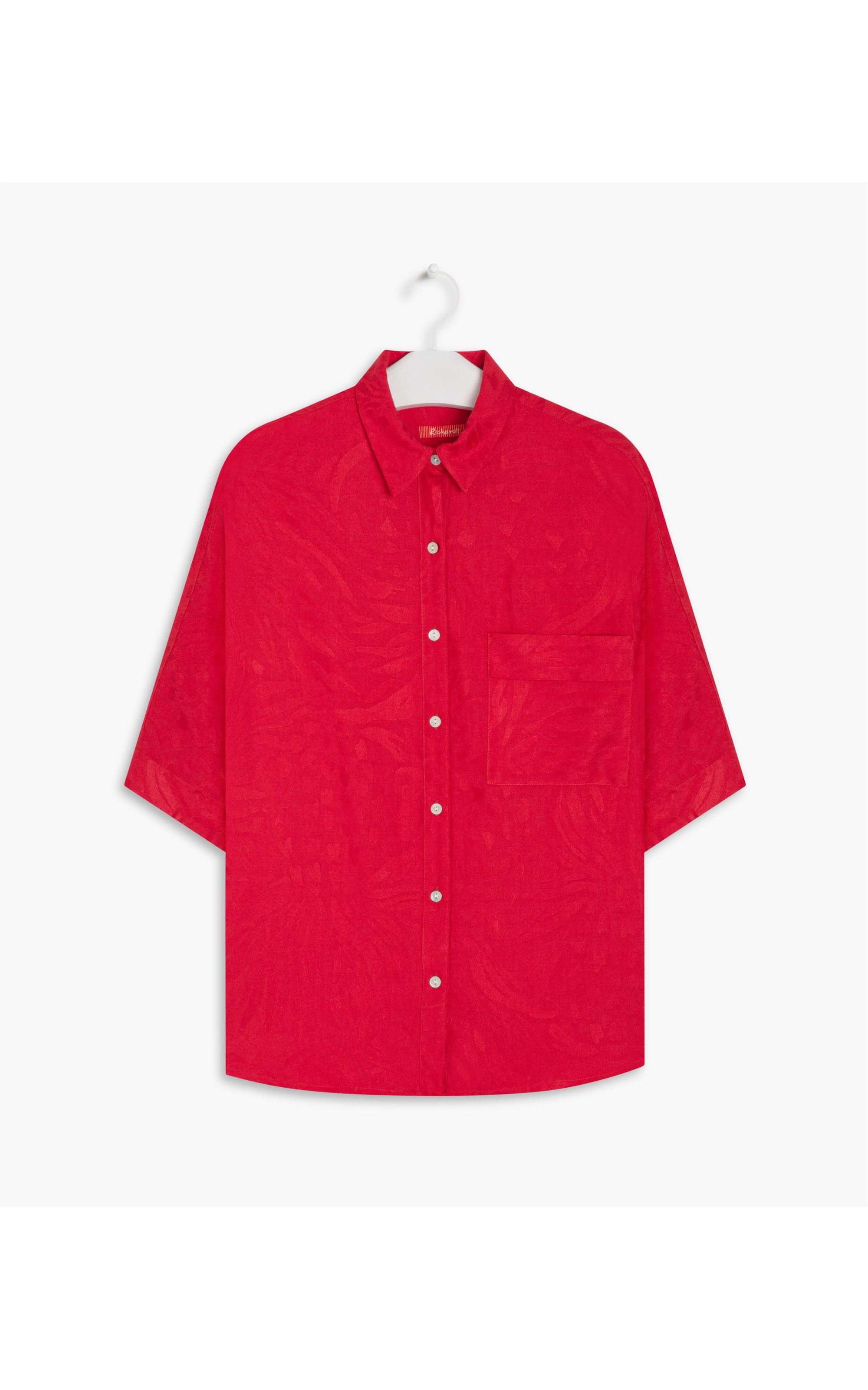 Camisa Hayley Abacaxi Viscose Vermelho