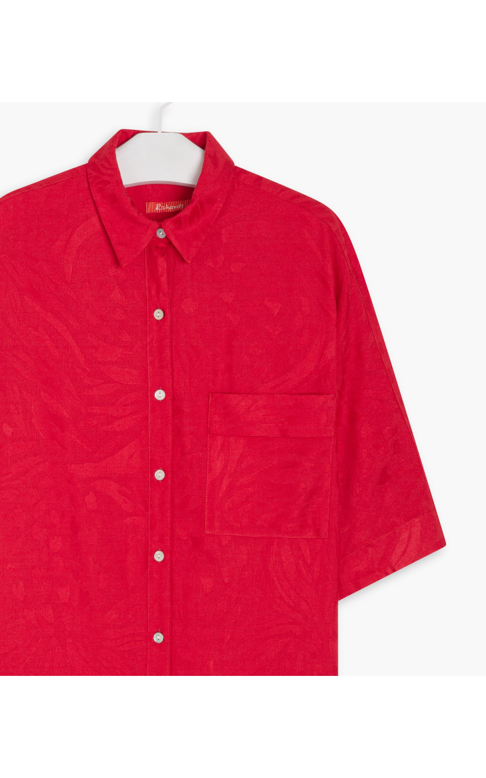 Camisa Hayley Abacaxi Viscose Vermelho