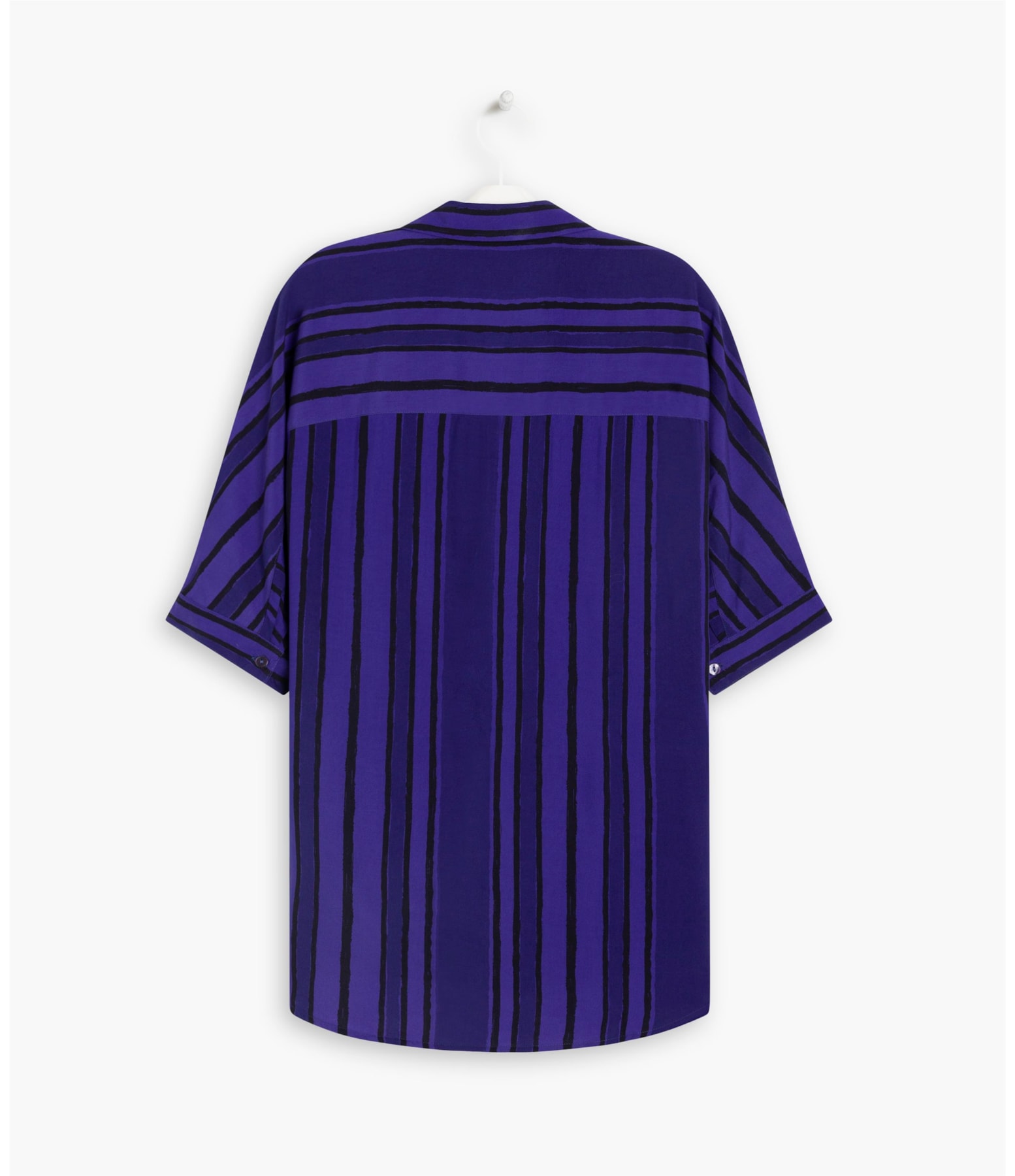 Camisa Hayley Viscose Est Bold Stripes Royal