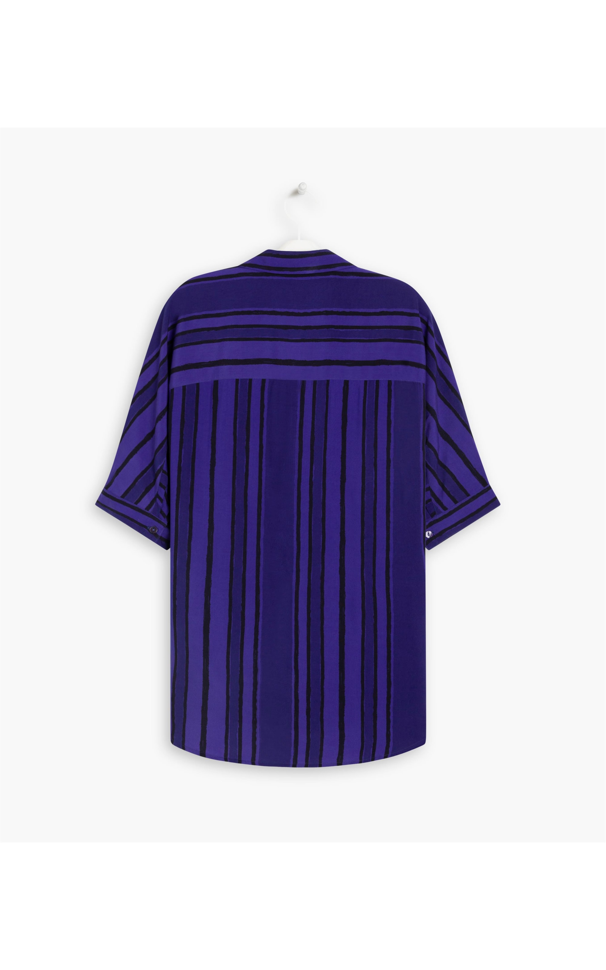 Camisa Hayley Viscose Est Bold Stripes Royal
