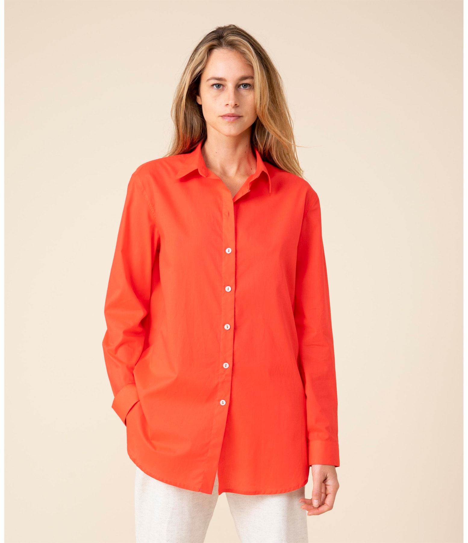 Camisa Heras Algodão Coral