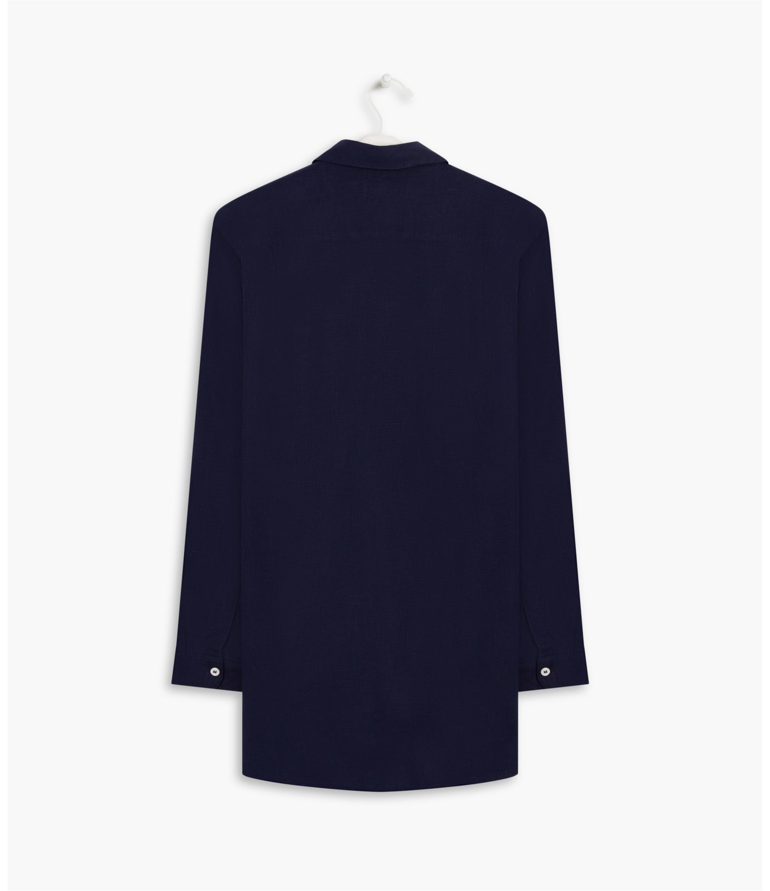 Camisa Heras Linho Blend Cd Dark Navy