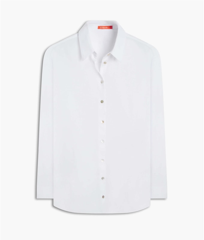 Camisa Heras Voil de Algodão Branco