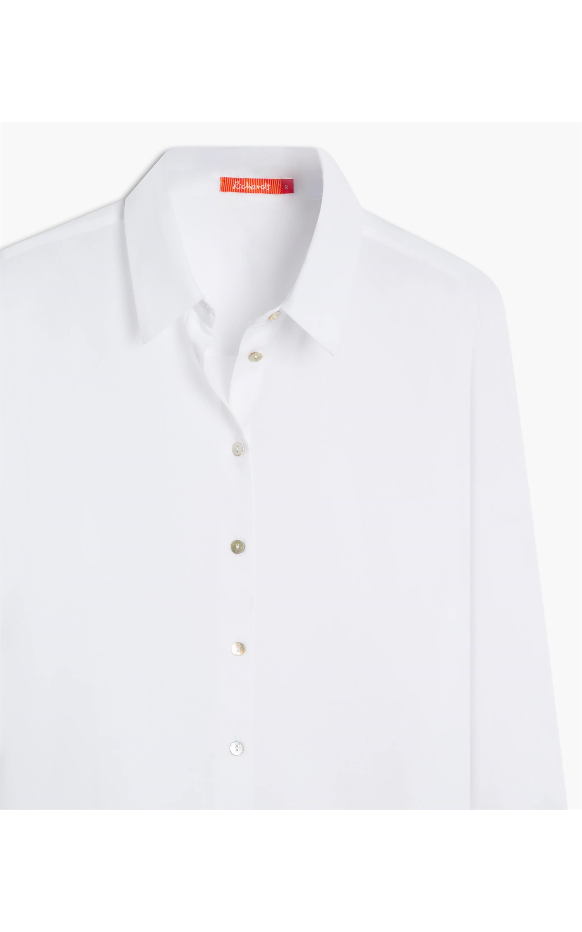 Camisa Heras Voil de Algodão Branco