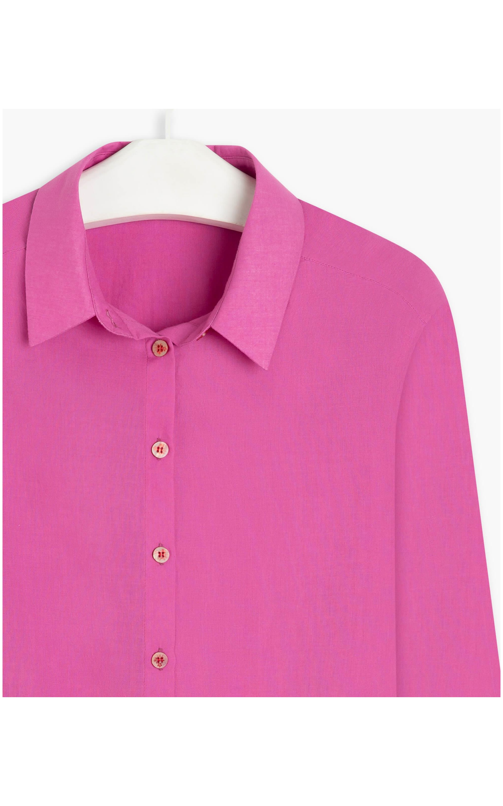 Camisa Heras Voil de Algodão Lavanda