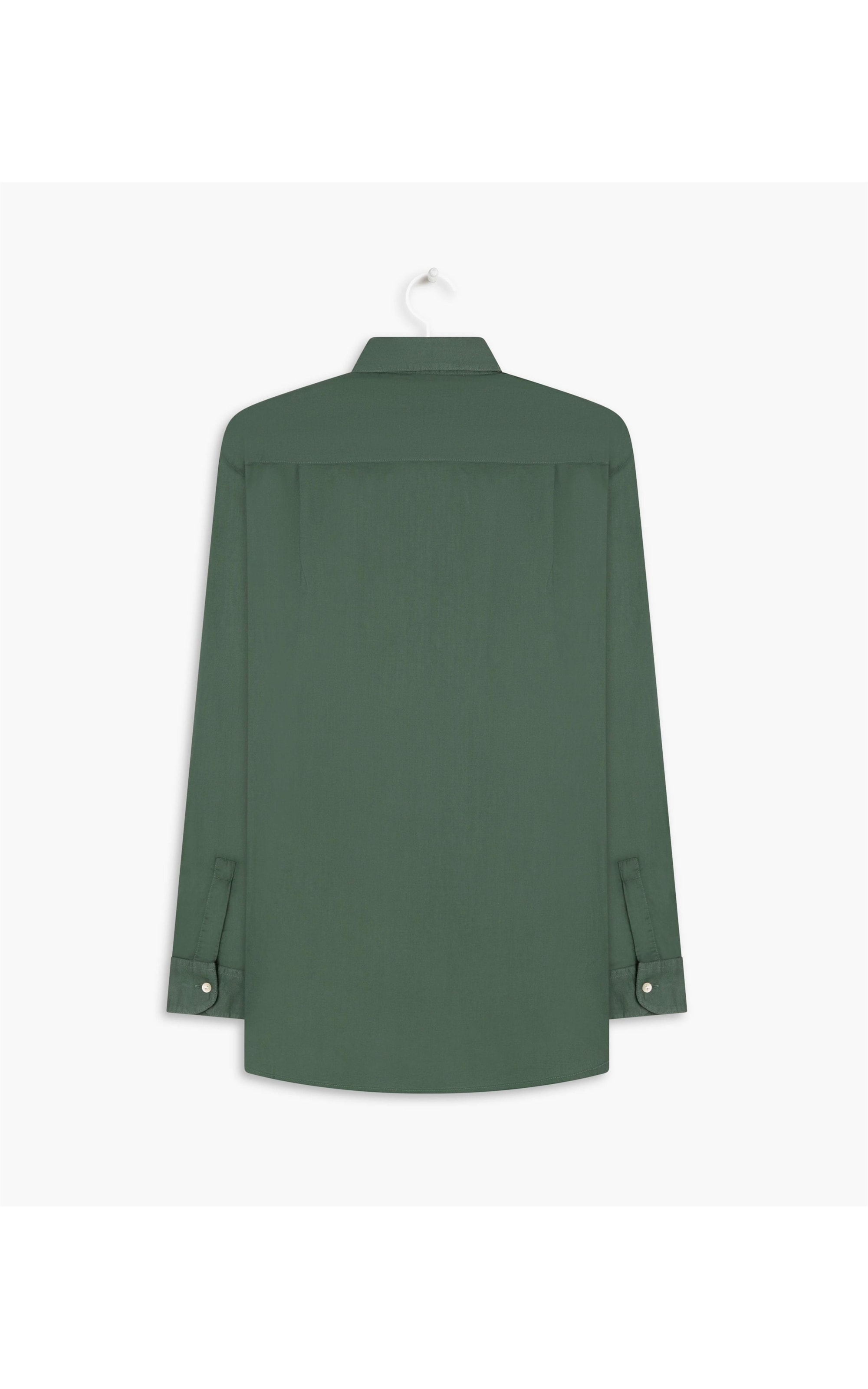 Camisa Heras Voil de Algodão Verde Oliva
