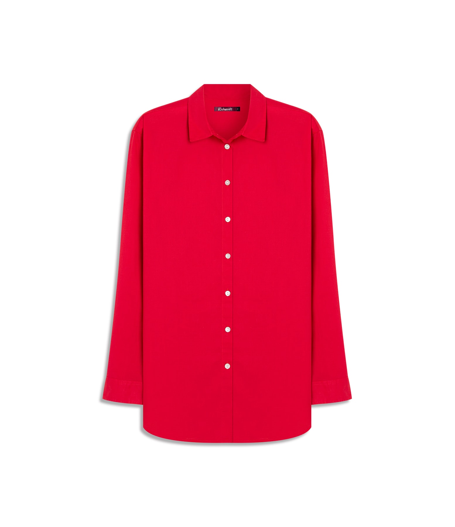 Camisa Heras Voil de Algodão Vermelho