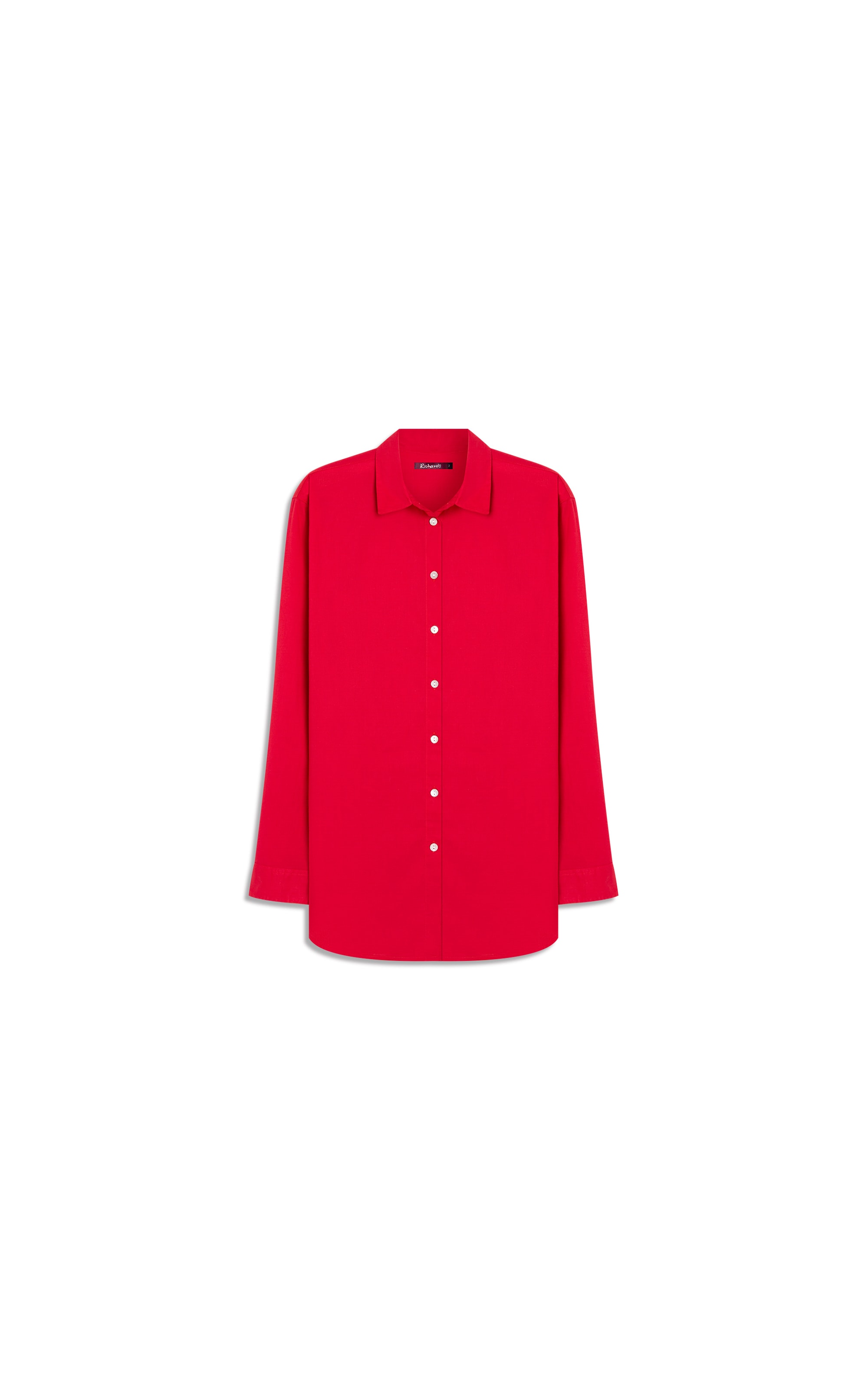 Camisa Heras Voil de Algodão Vermelho
