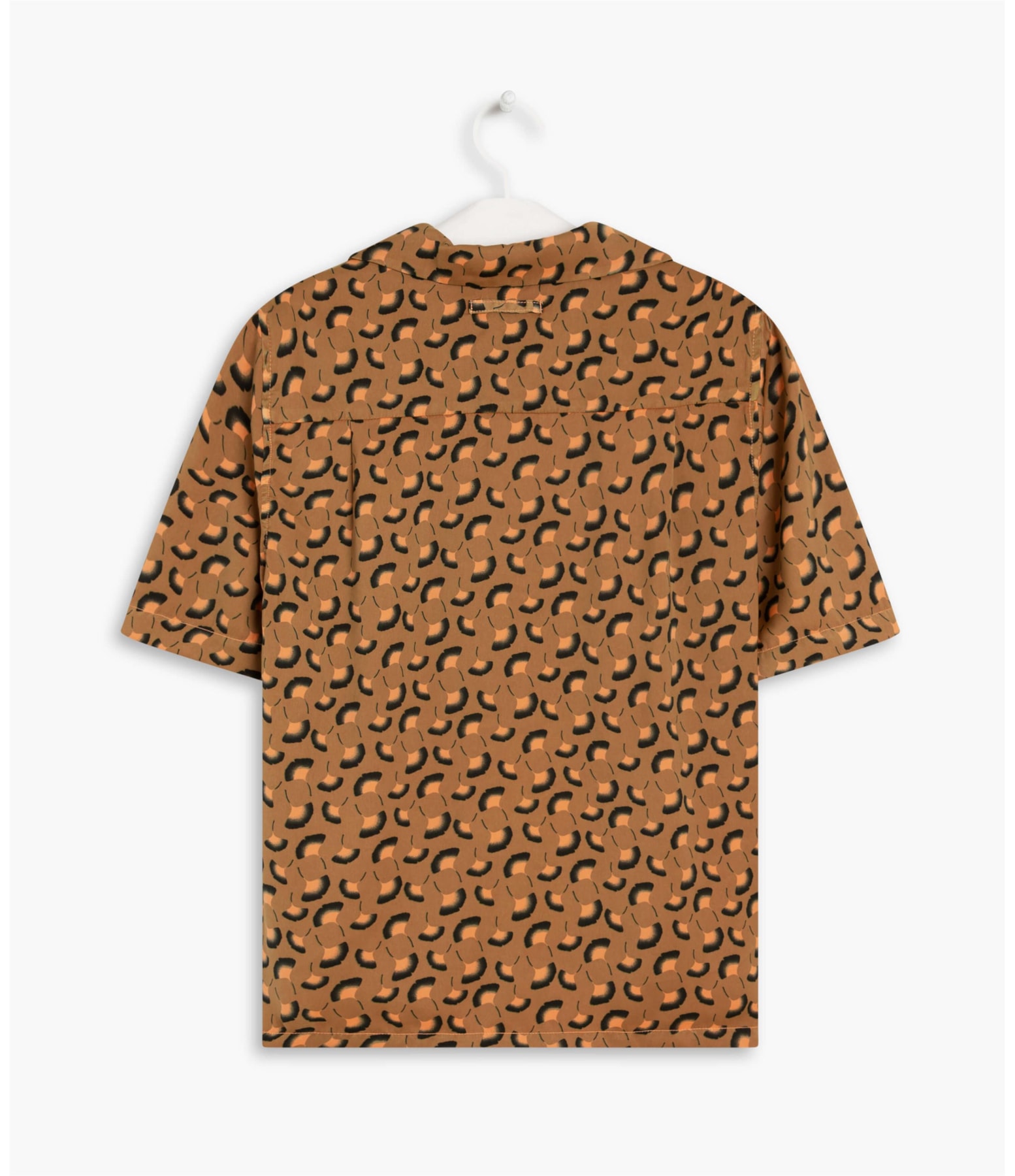 Camisa Hibisco Est Leques Laranja
