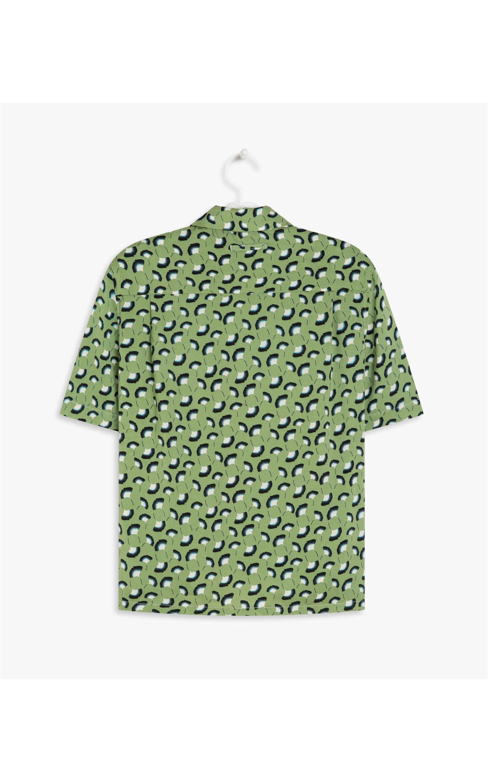 Camisa Hibisco Est Leques Petroleo