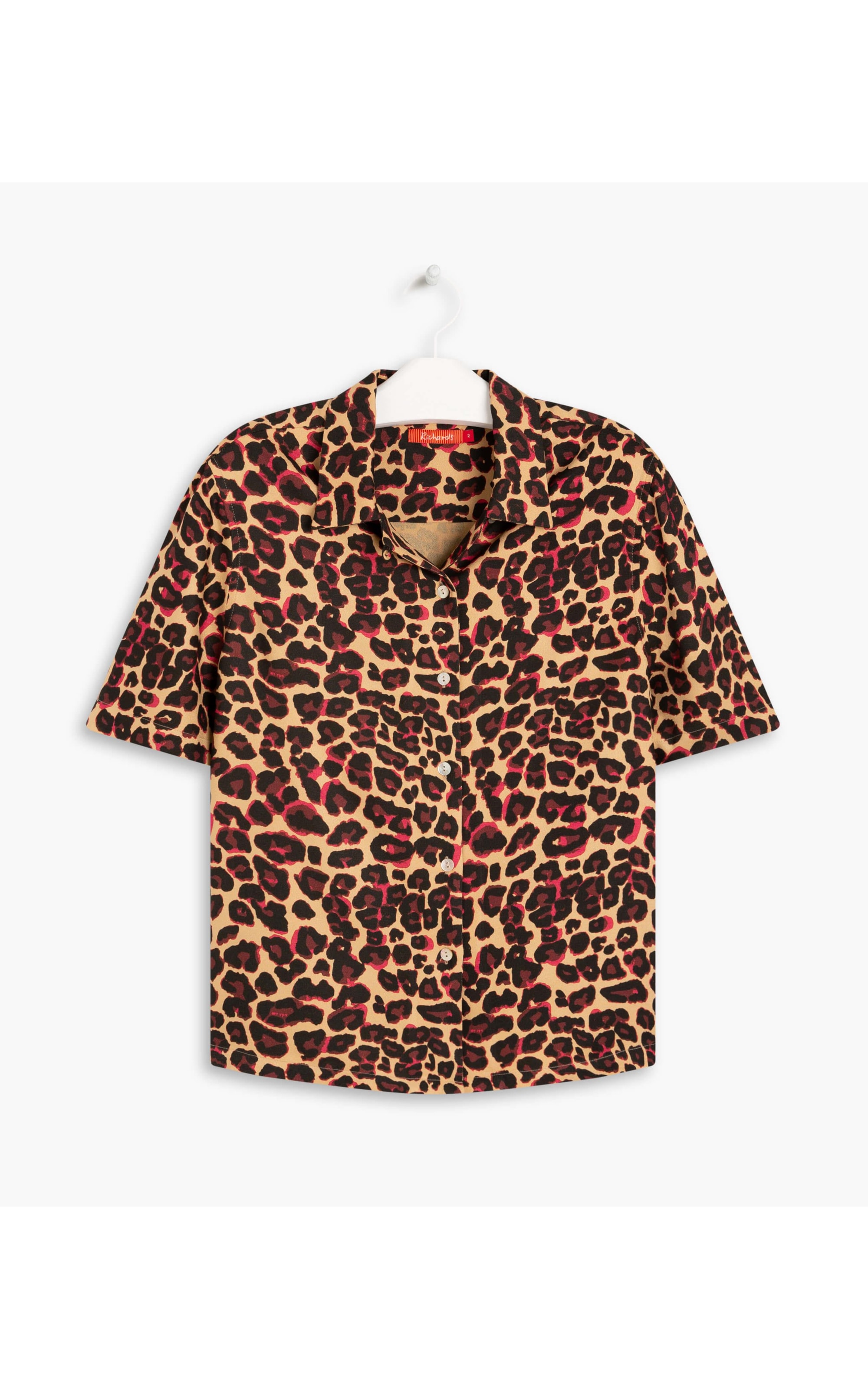 Camisa Hibisco Print Areia