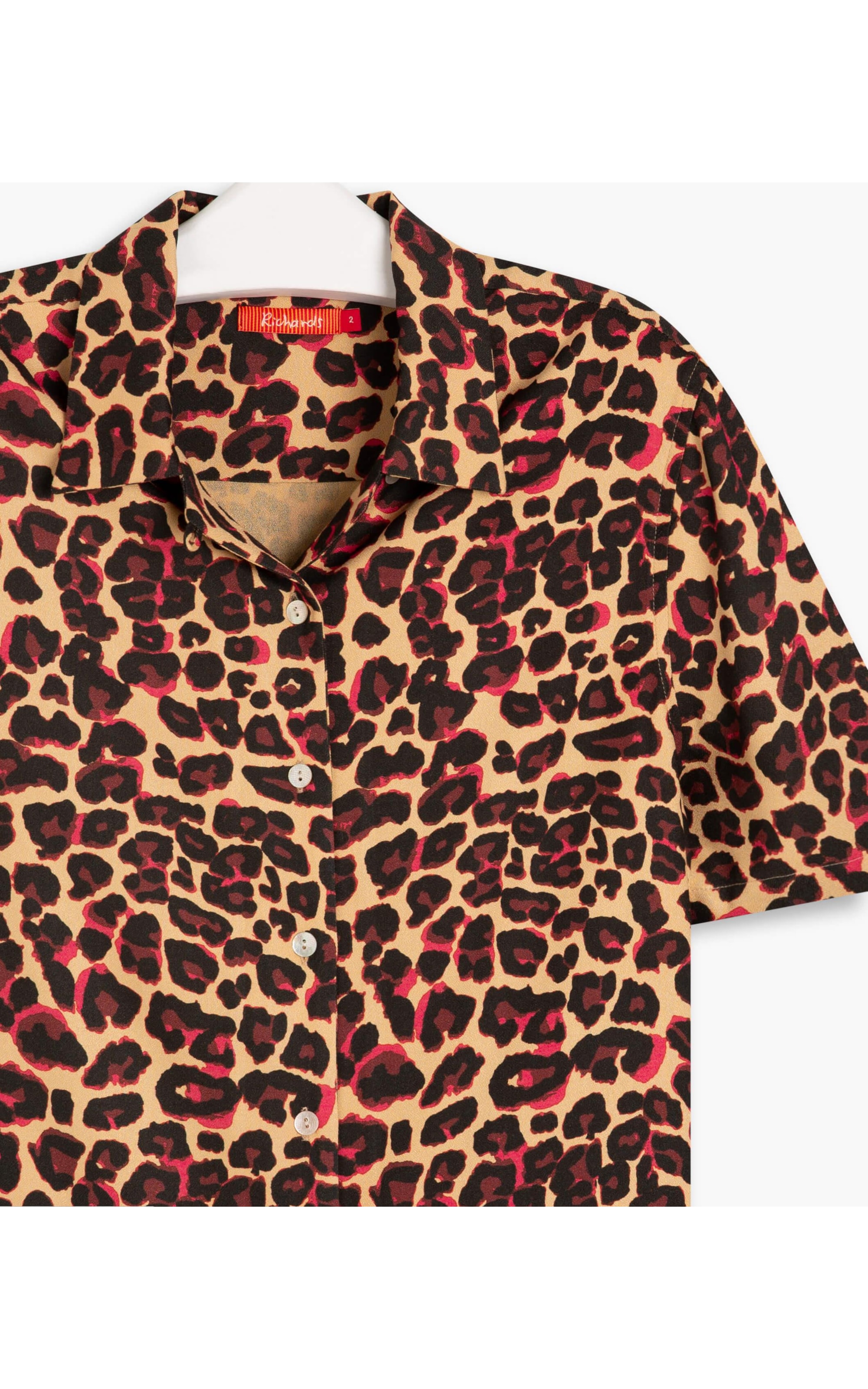 Camisa Hibisco Print Areia