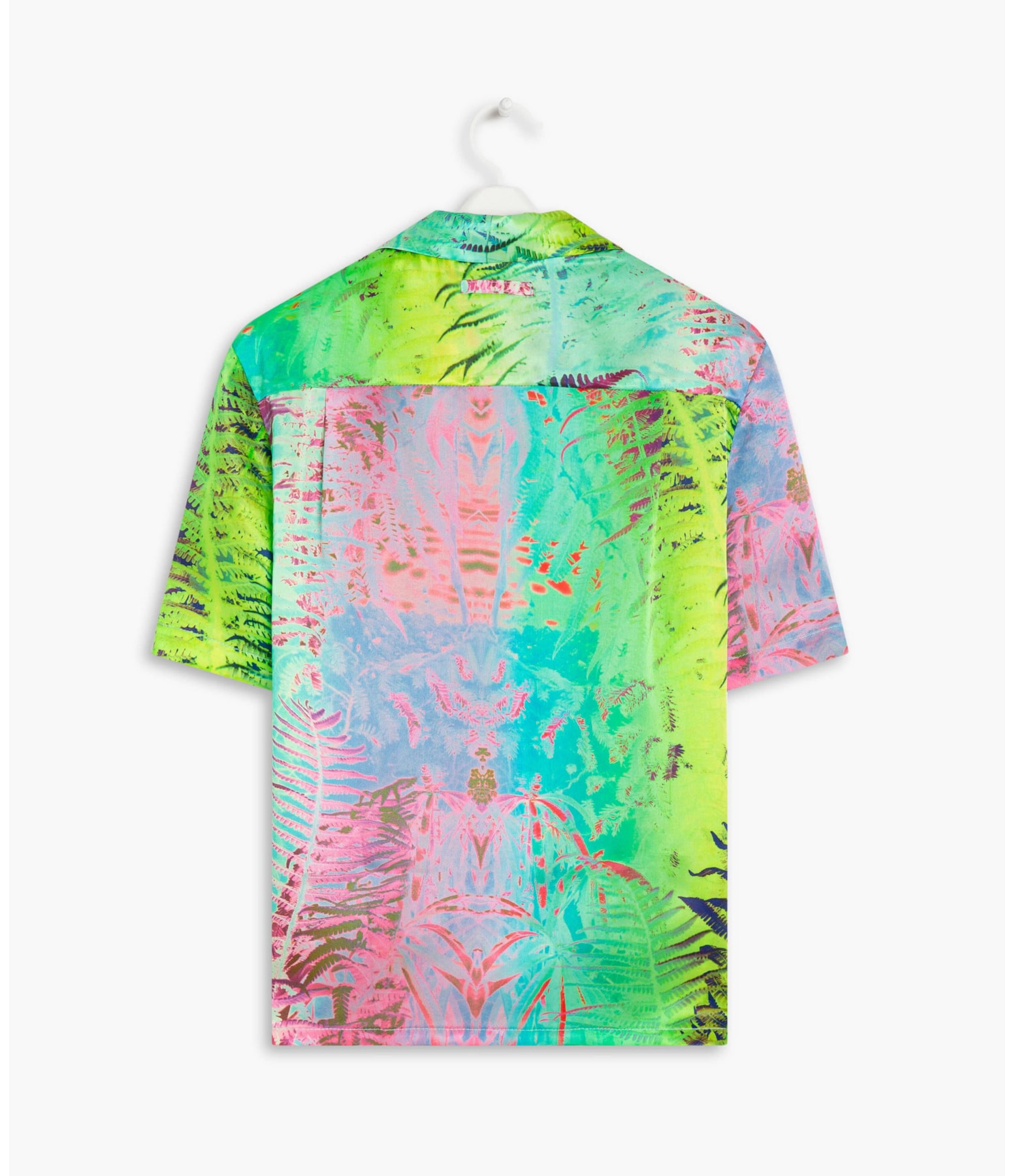 Camisa Hibisco Print Verde Maca