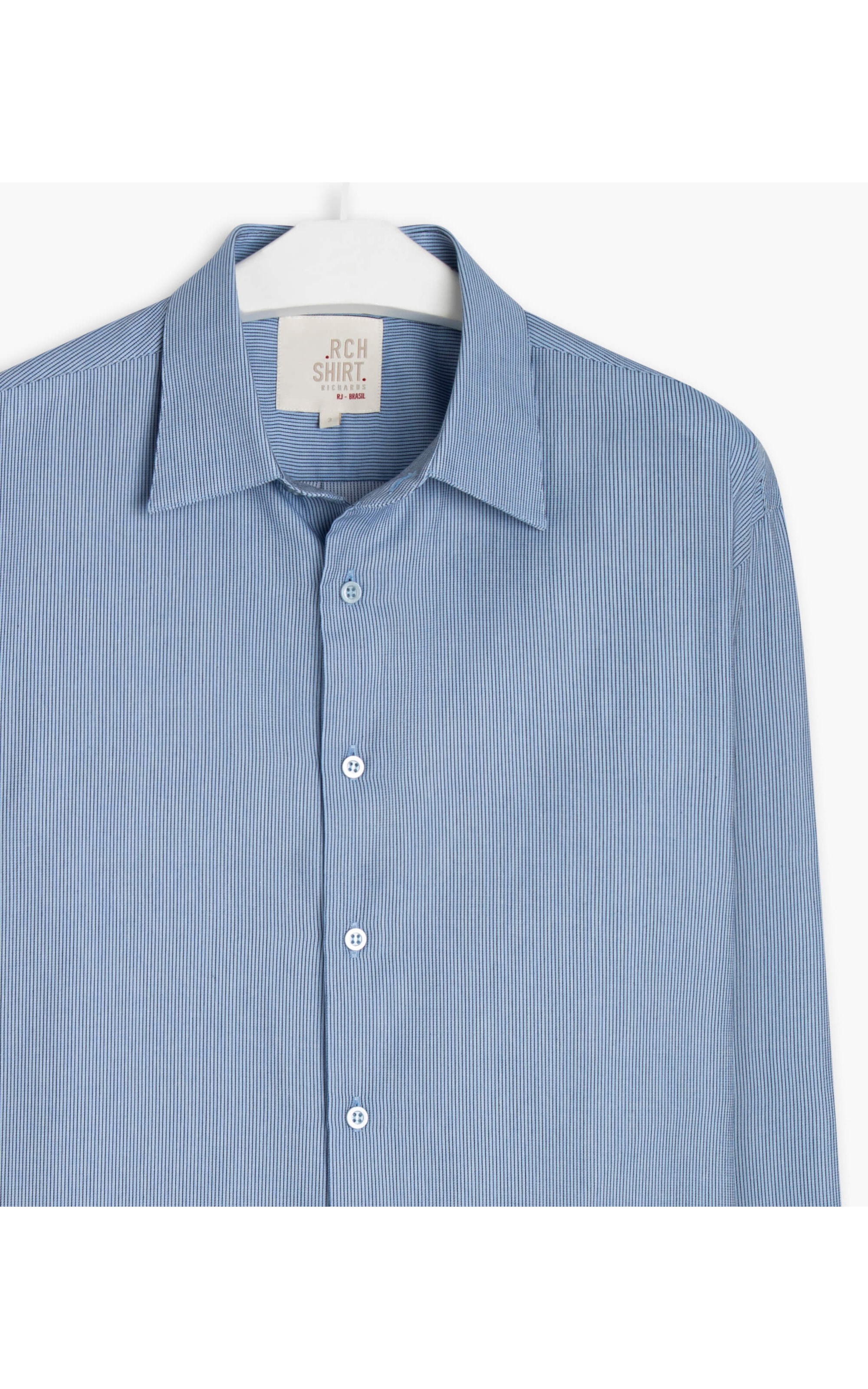Camisa Hope Fiji Ml Azul Seco