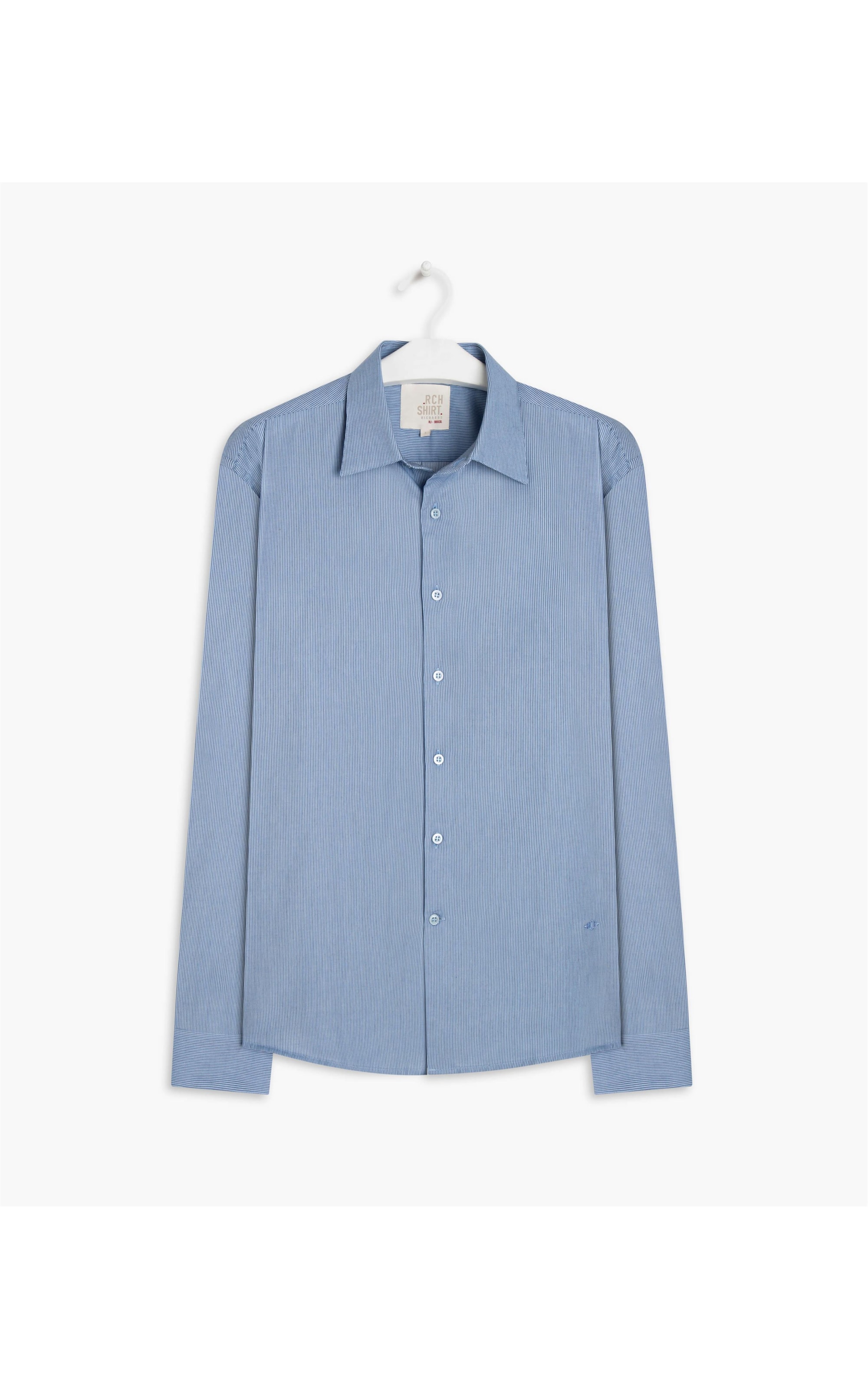Camisa Hope Fiji Ml Azul Seco