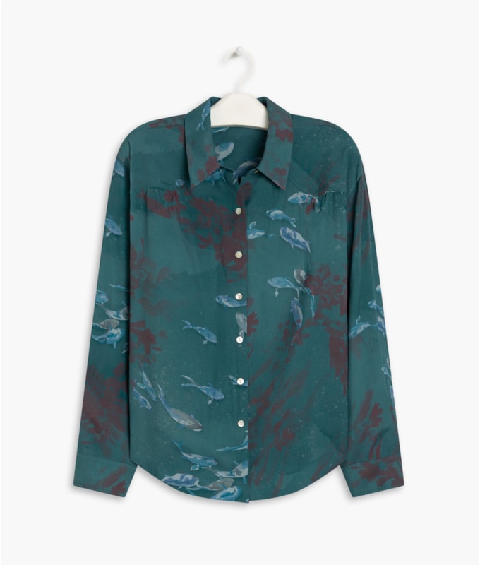 Camisa Irina Carpas Verde