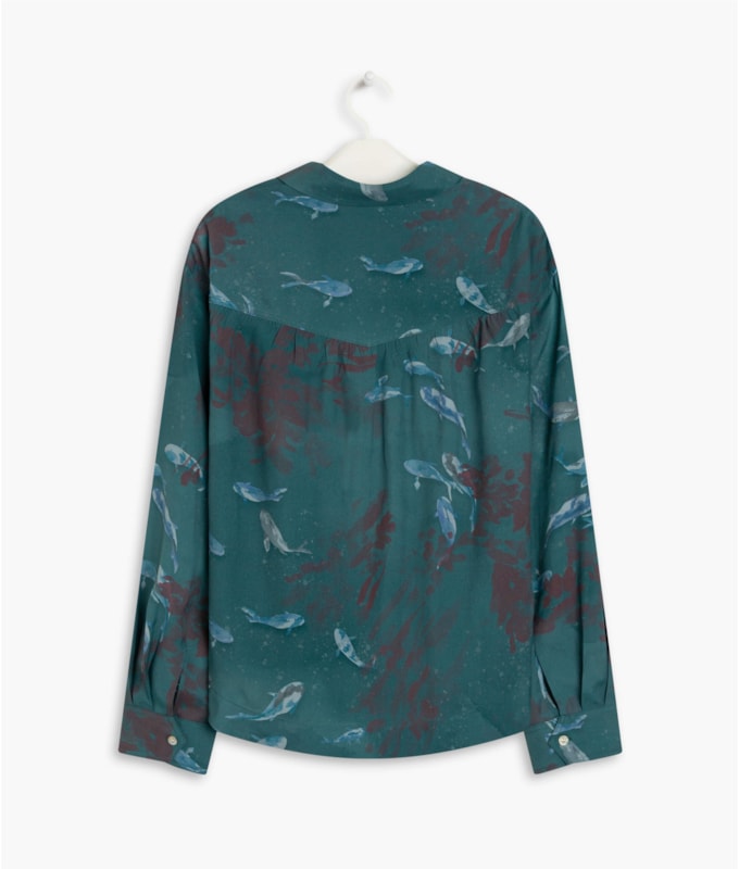 Camisa Irina Carpas Verde
