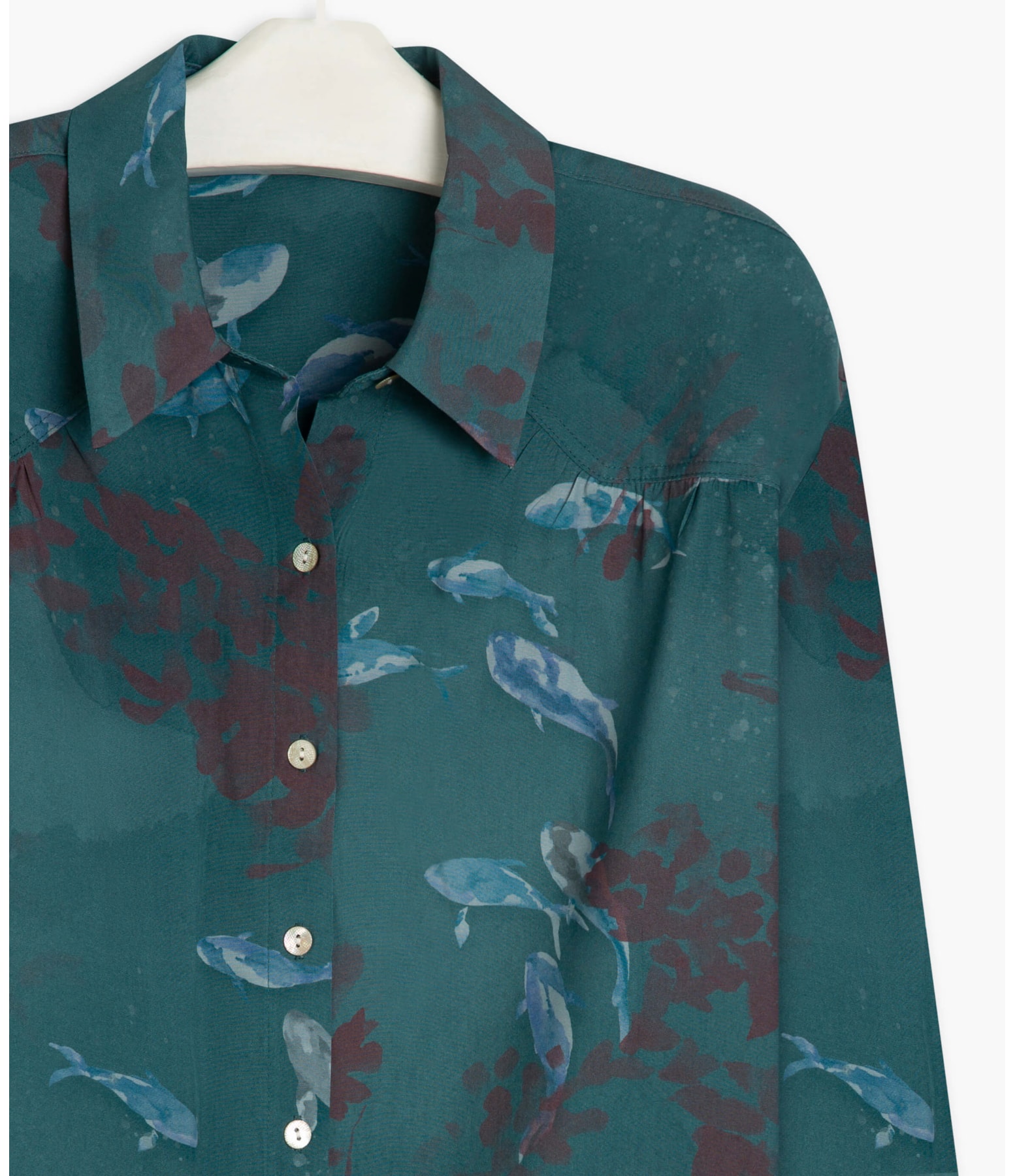 Camisa Irina Carpas Verde