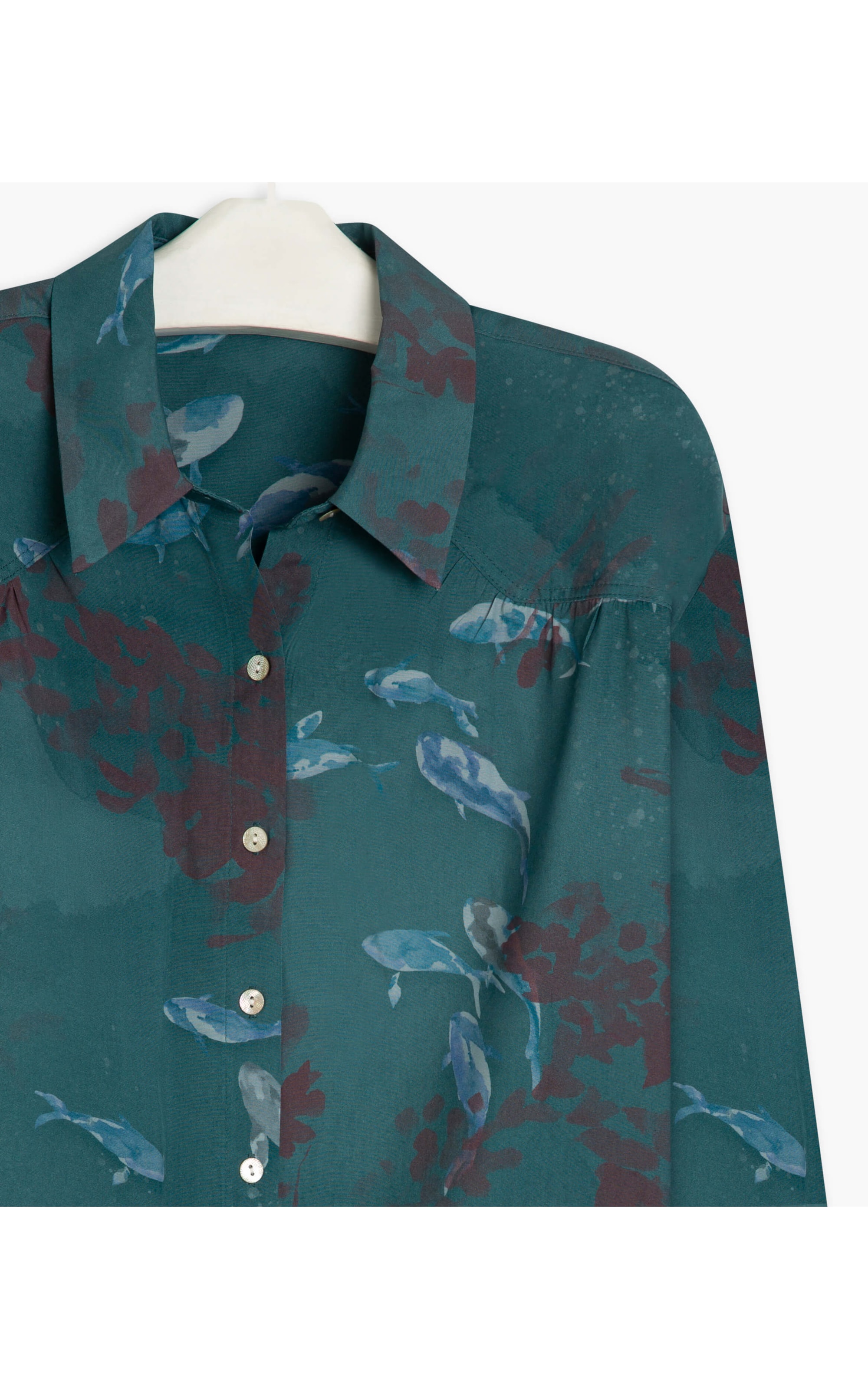 Camisa Irina Carpas Verde