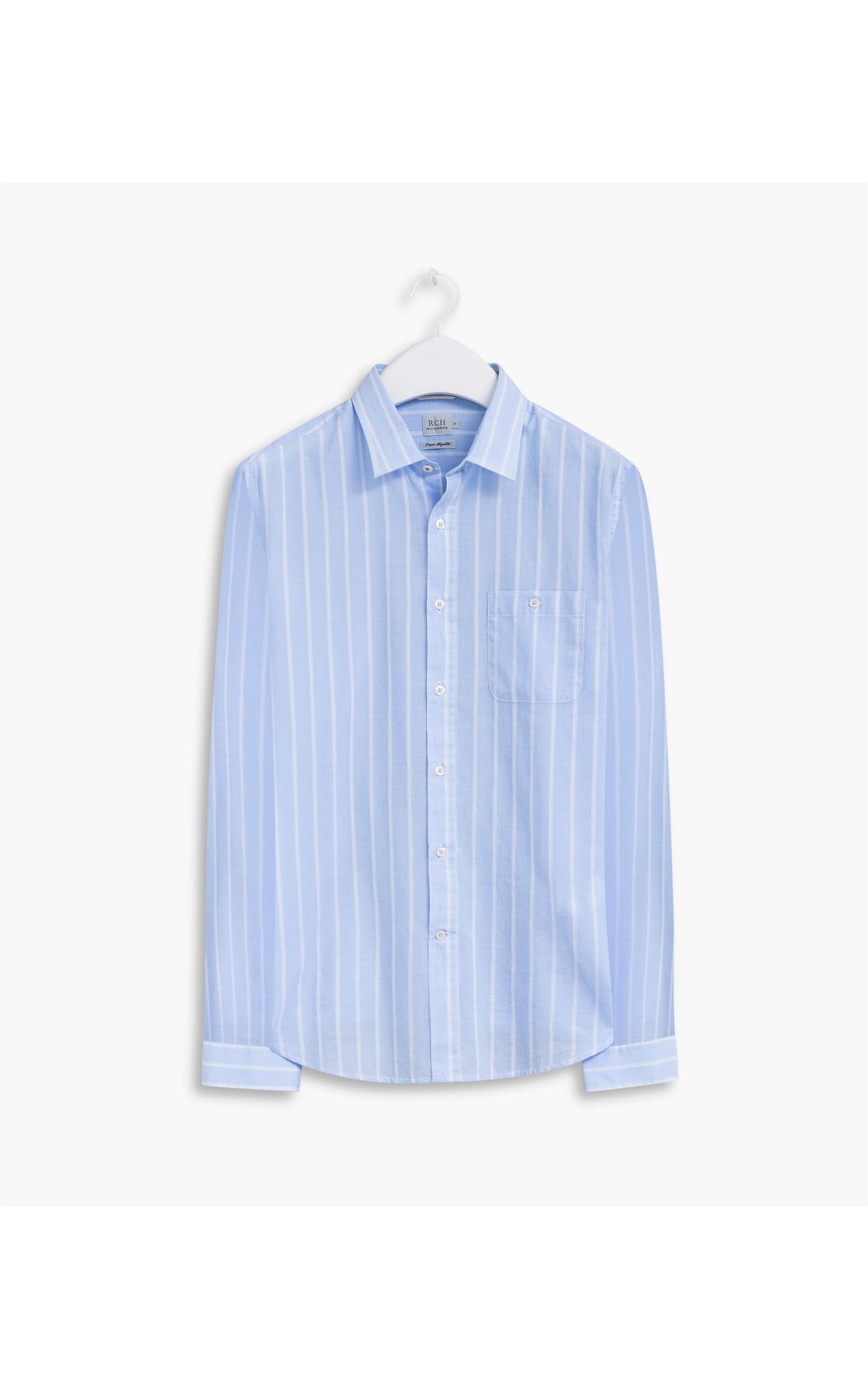 Camisa Italia Ml Azul Claro