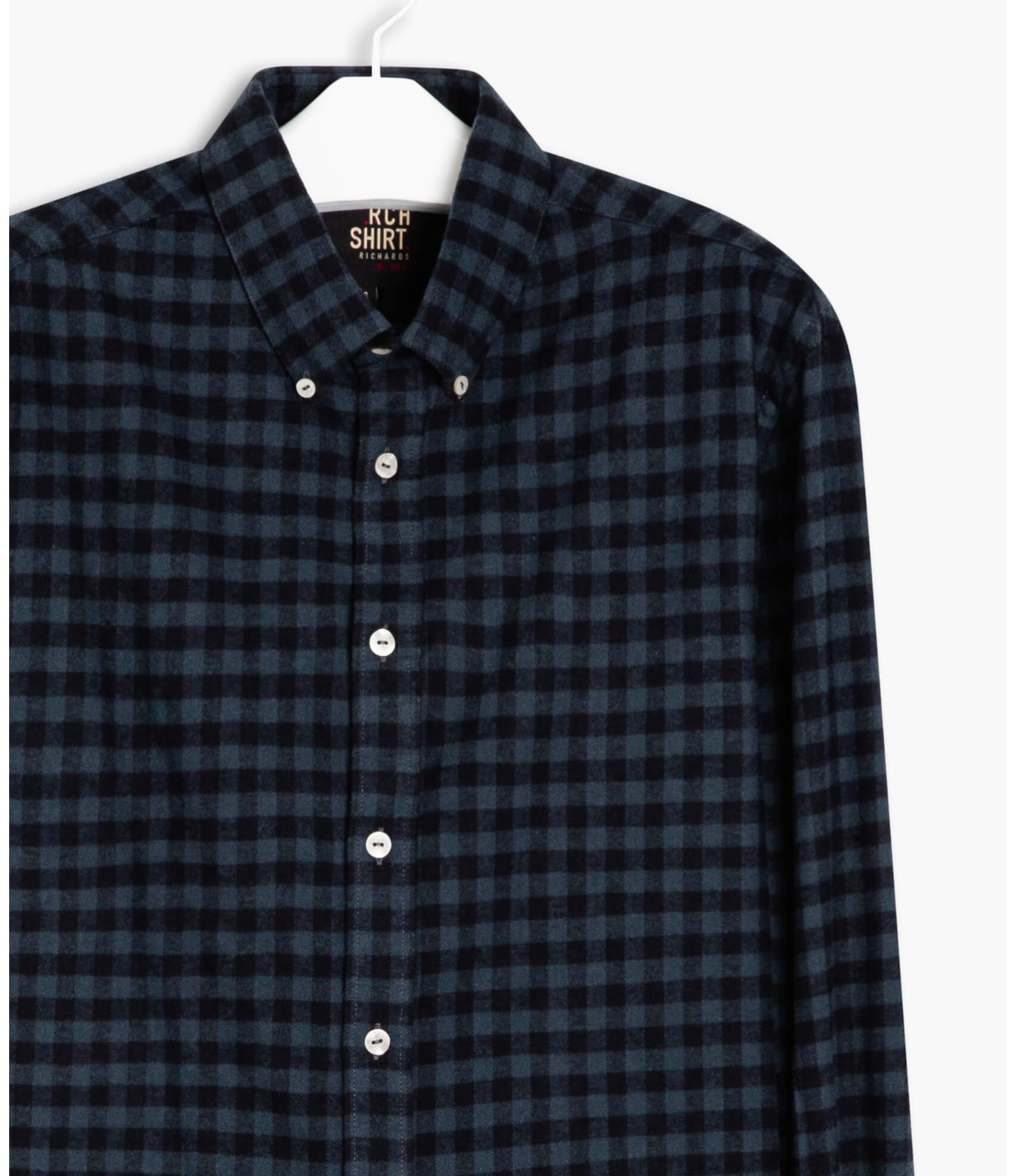 Camisa Ivan Flanela Xadrez Azul Bic