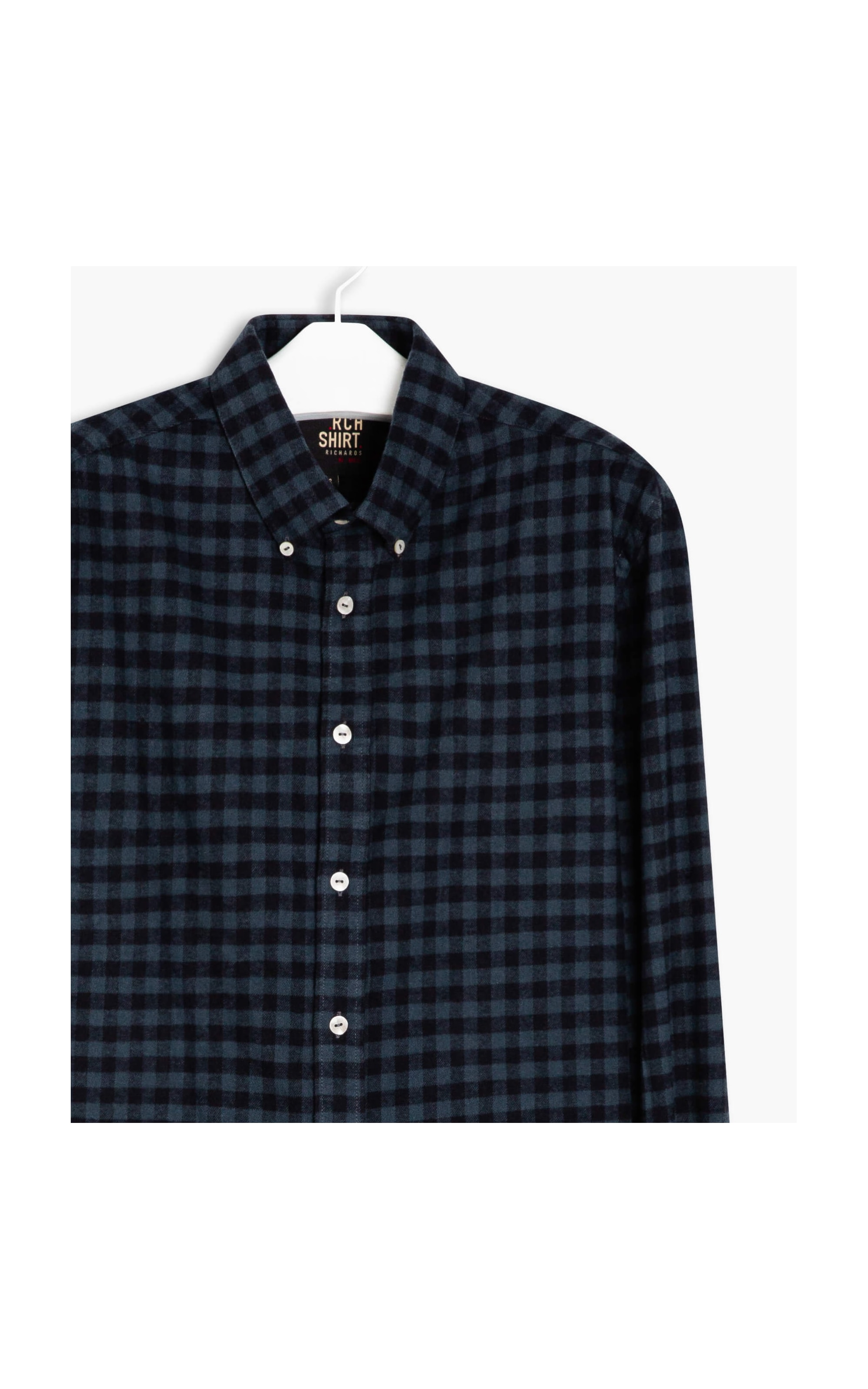 Camisa Ivan Flanela Xadrez Azul Bic