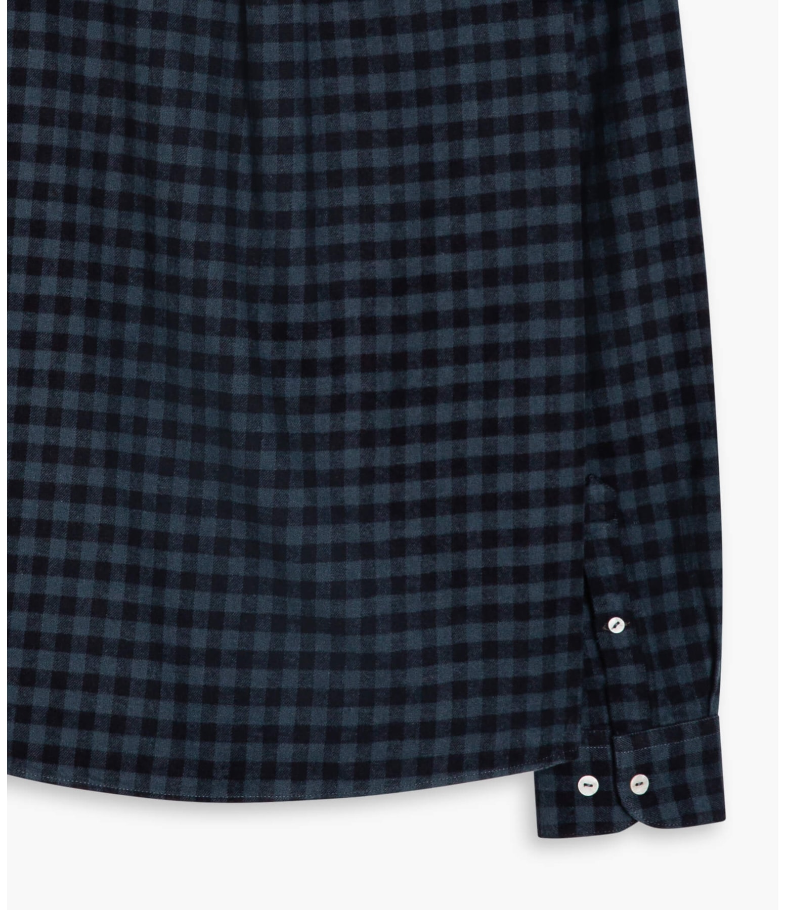 Camisa Ivan Flanela Xadrez Azul Bic