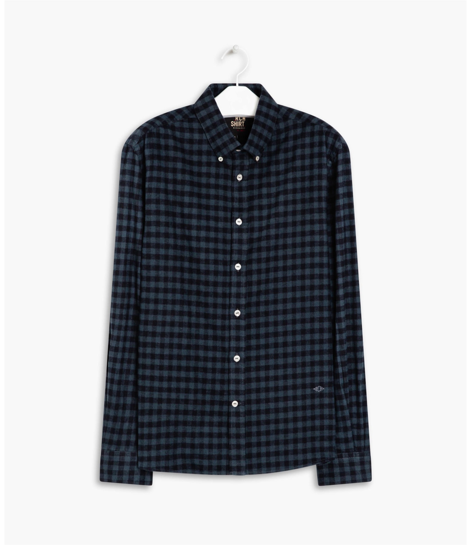 Camisa Ivan Flanela Xadrez Azul Bic