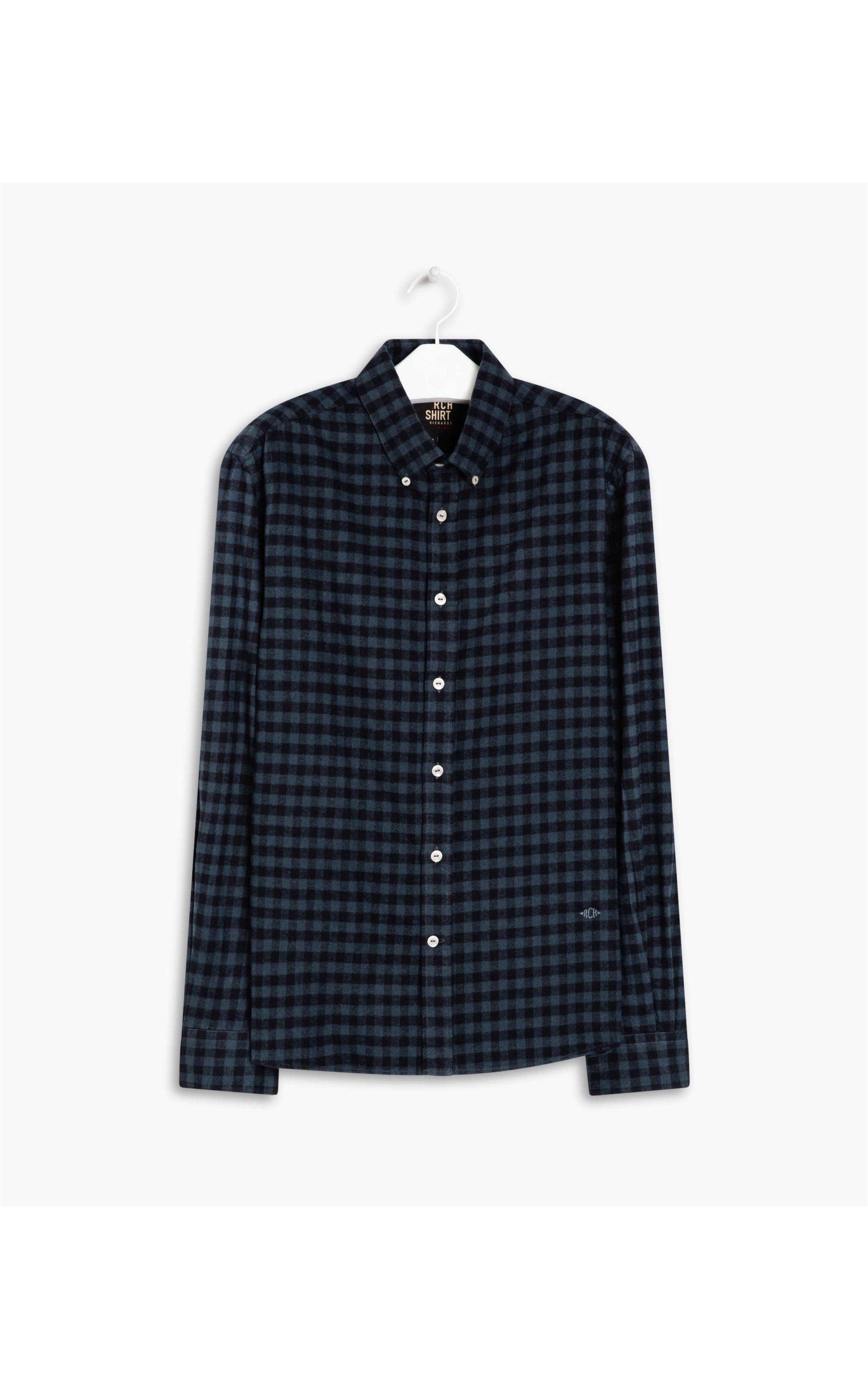Camisa Ivan Flanela Xadrez Azul Bic