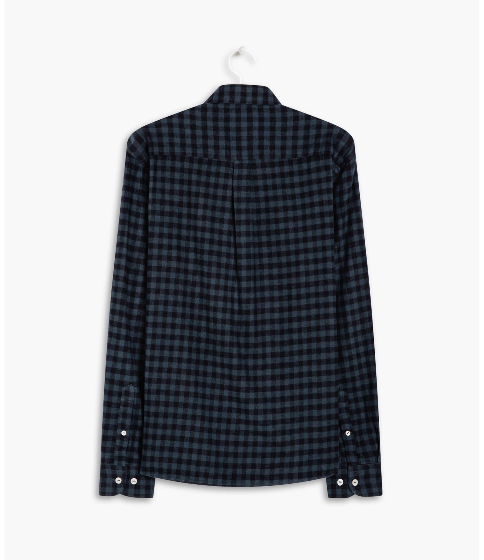 Camisa Ivan Flanela Xadrez Azul Bic
